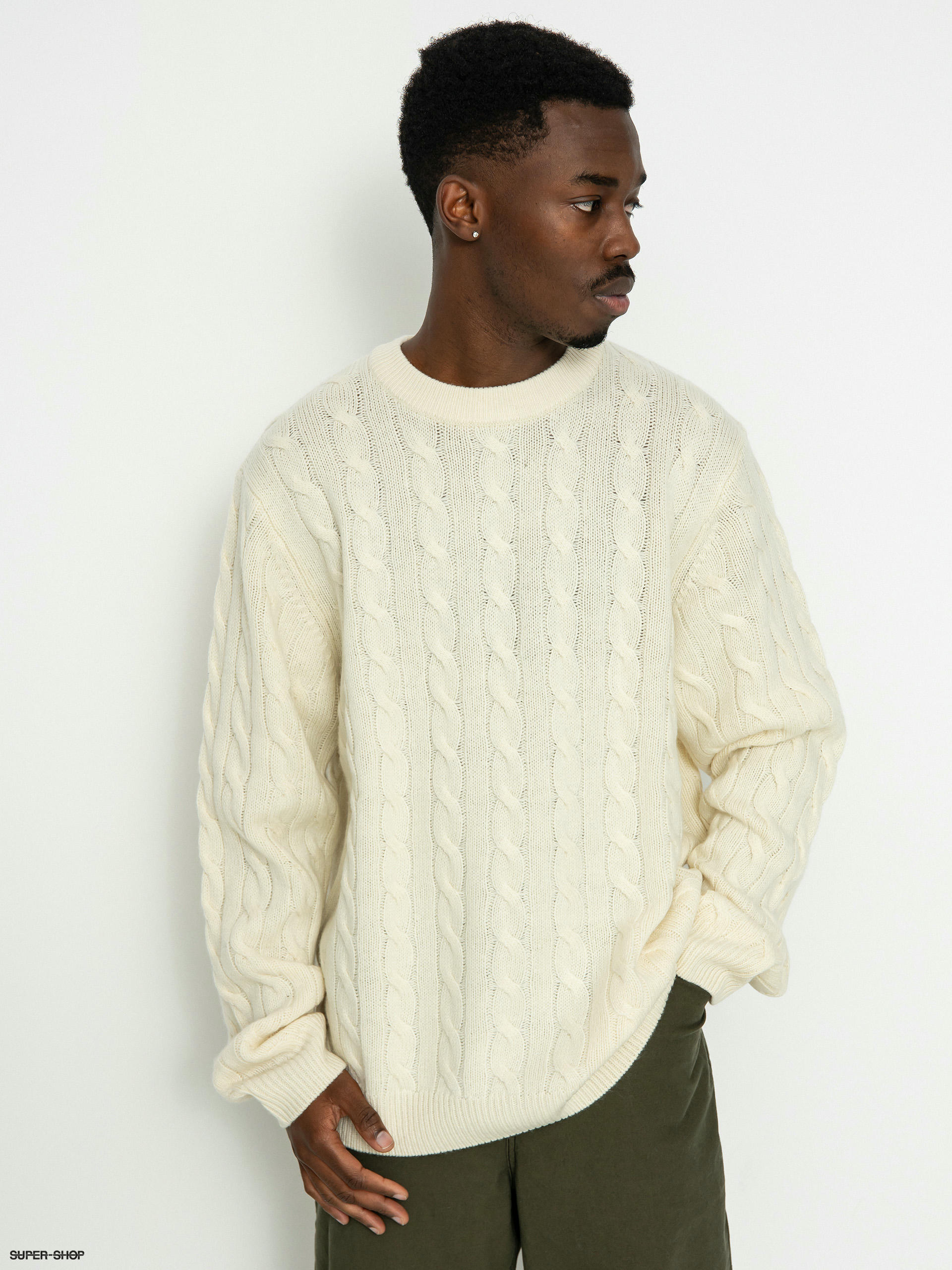 Stussy CURLY S SWEATER Natural - ニット/セーター