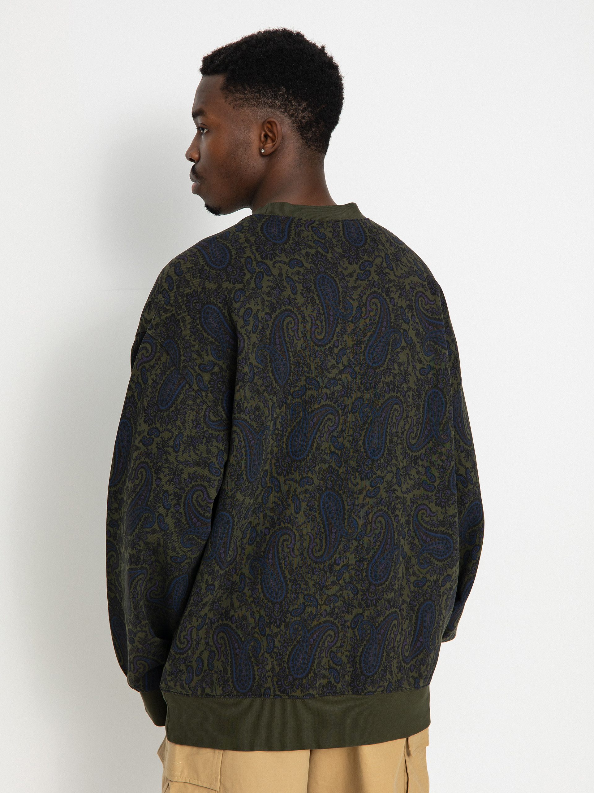Carhartt WIP Paisley Sweatshirt (paisley print plant)