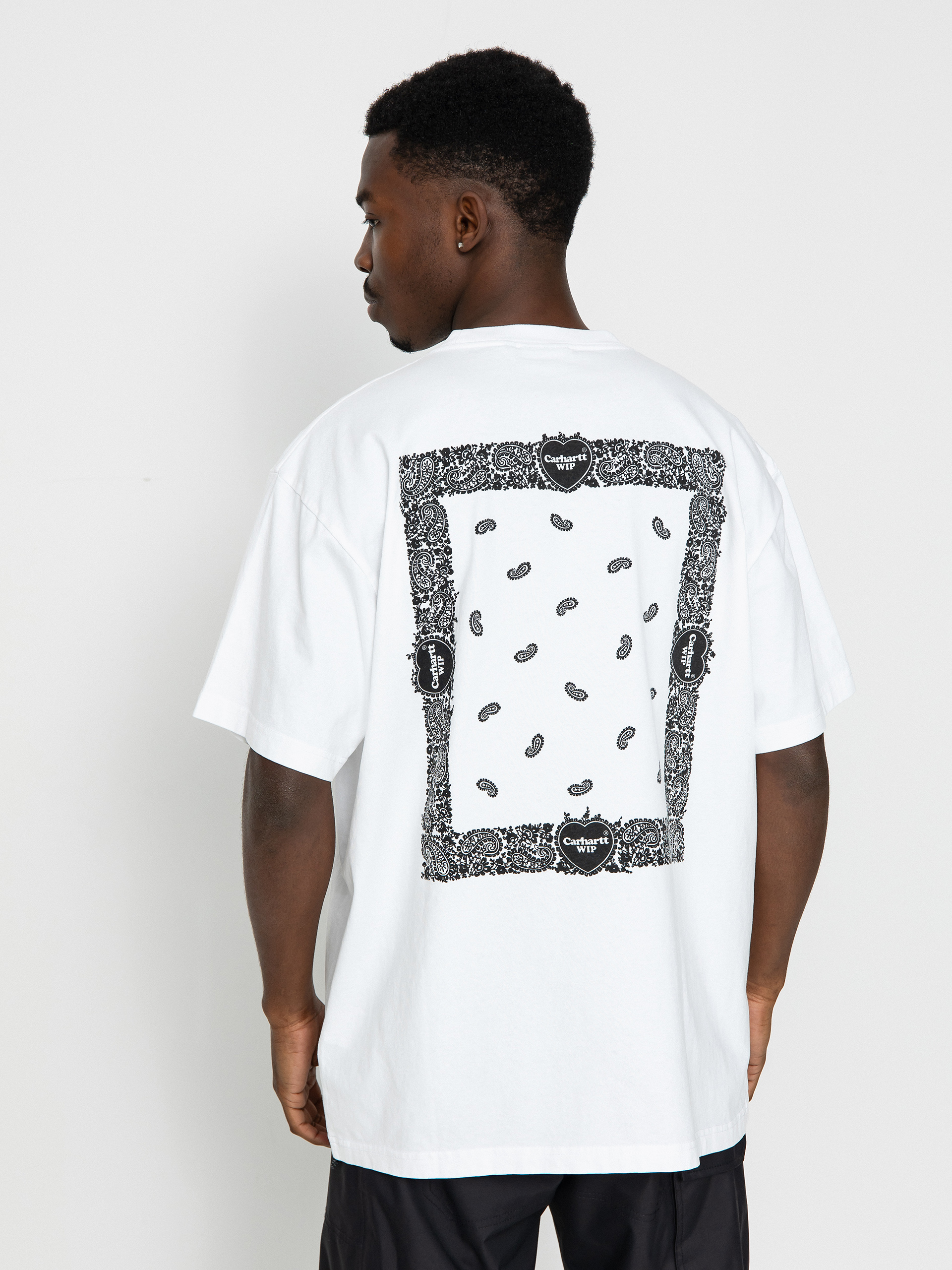 Carhartt WIP Paisley T shirt White white black carhartt-wip-paisley-t-shirt-white-white-black