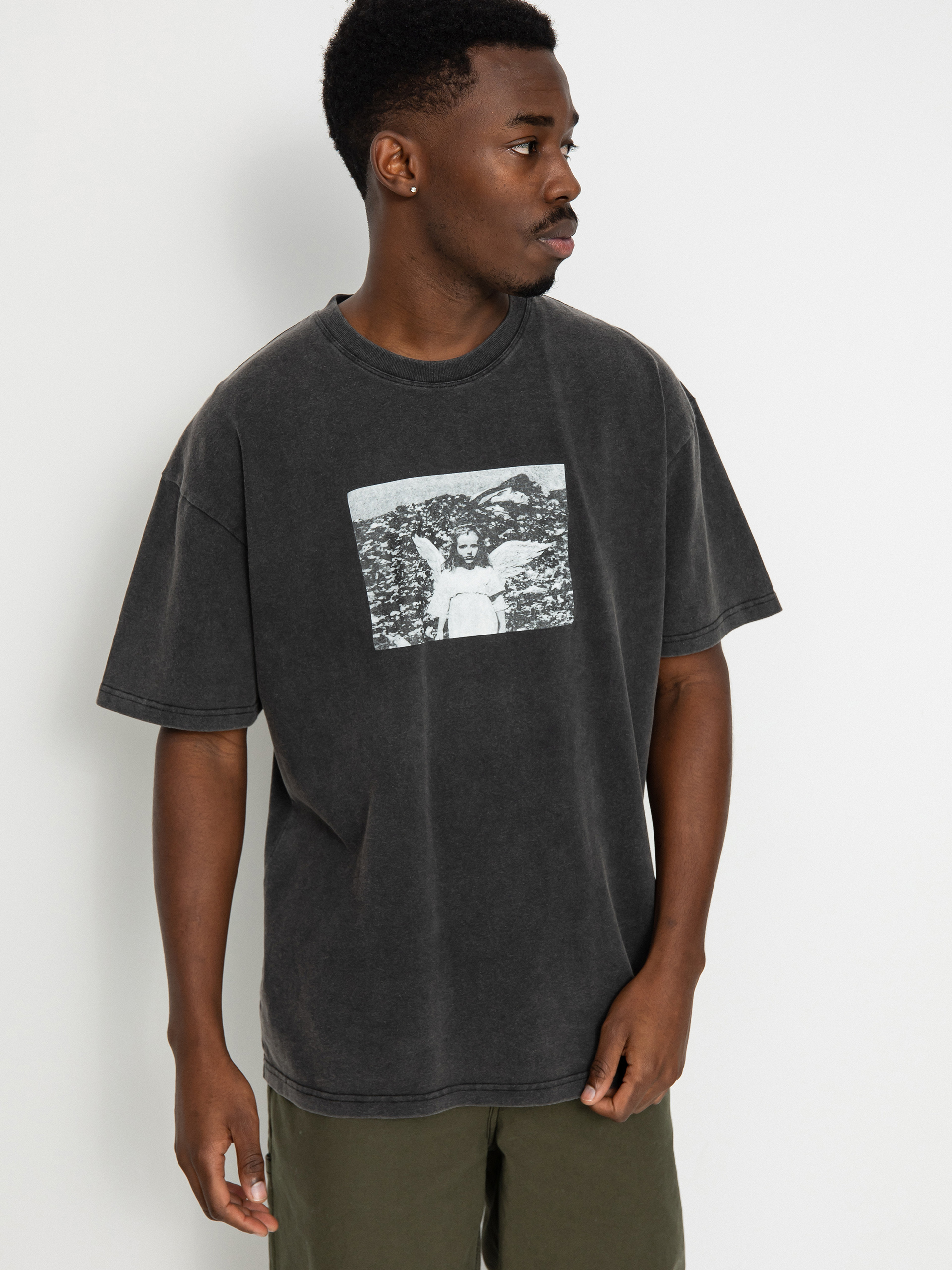 Polar Skate Angel T-shirt (silver black)