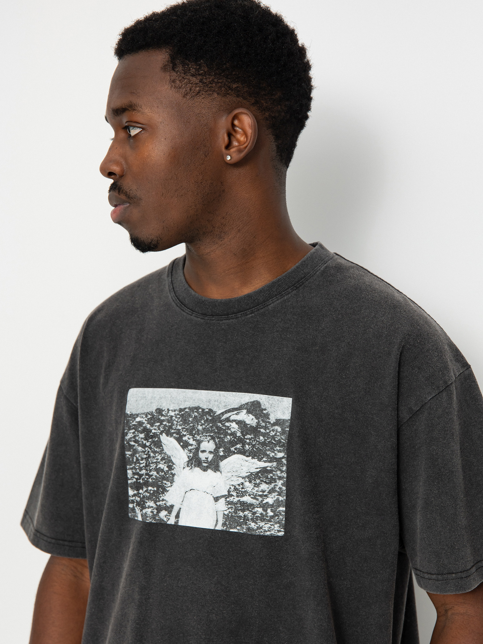 Polar Skate Angel T-shirt (silver black)