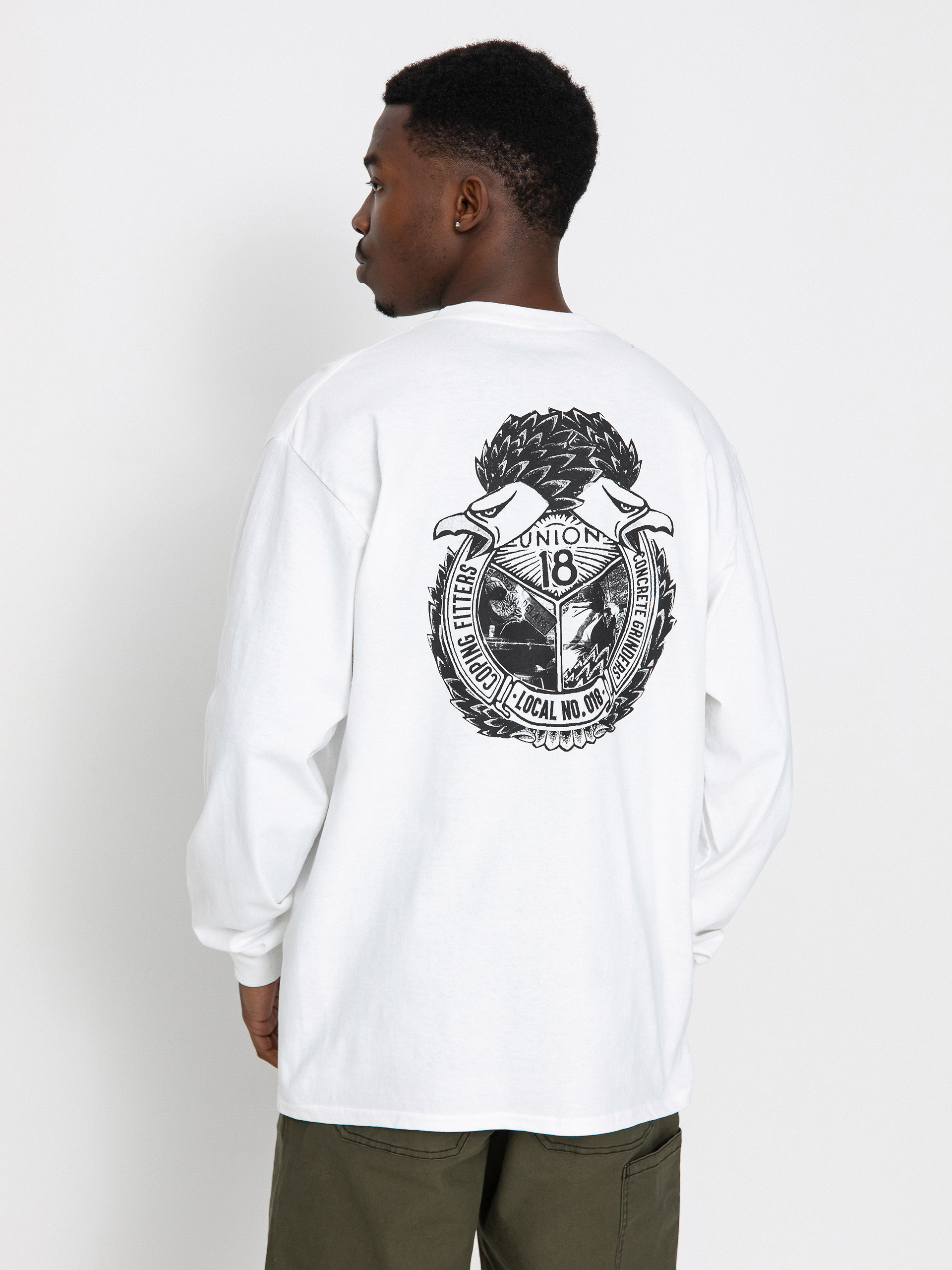 Antihero Pkt Union 18 Lcal Longsleeve (white/black)