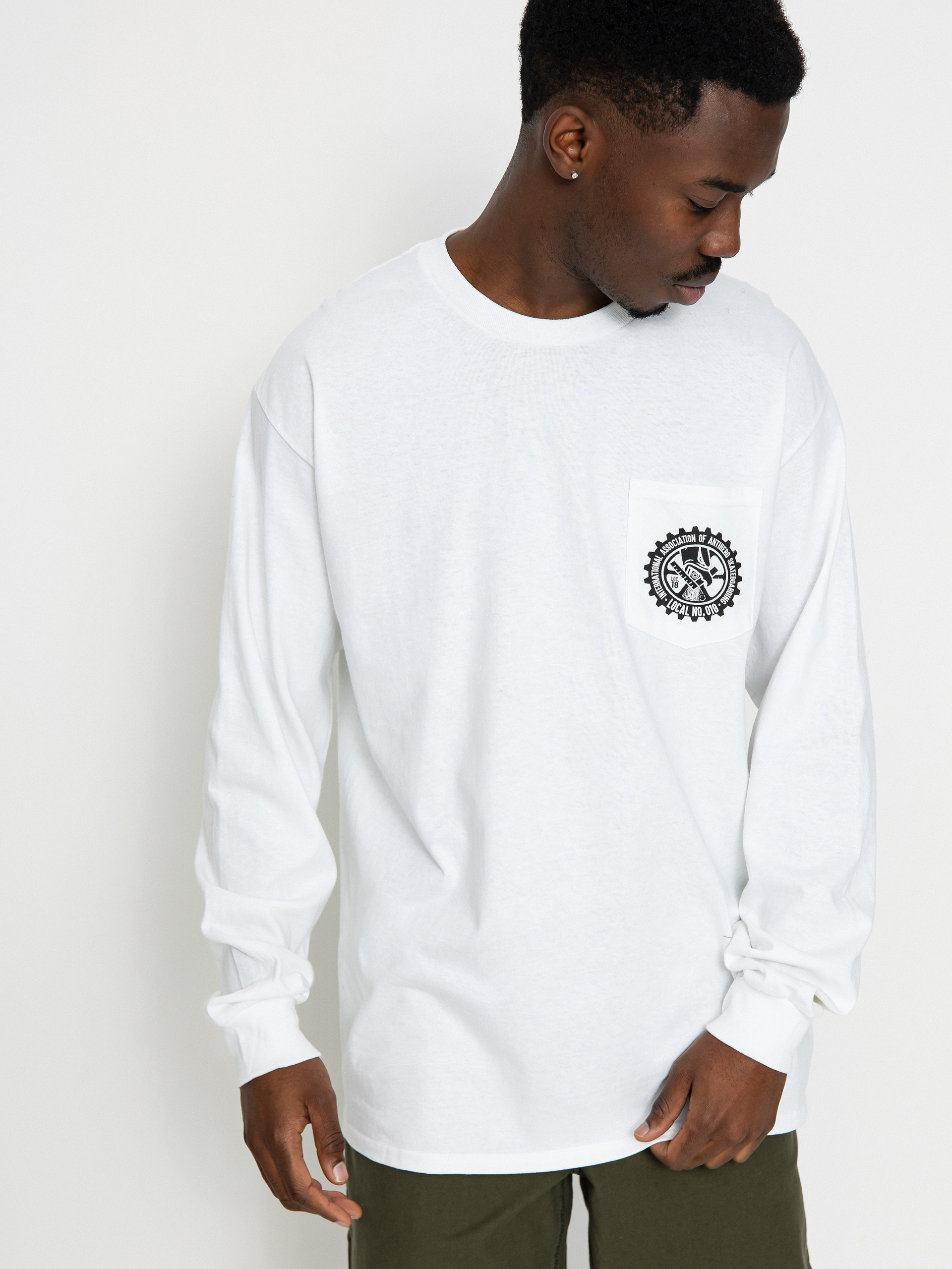 Antihero Pkt Union 18 Lcal Longsleeve (white/black)