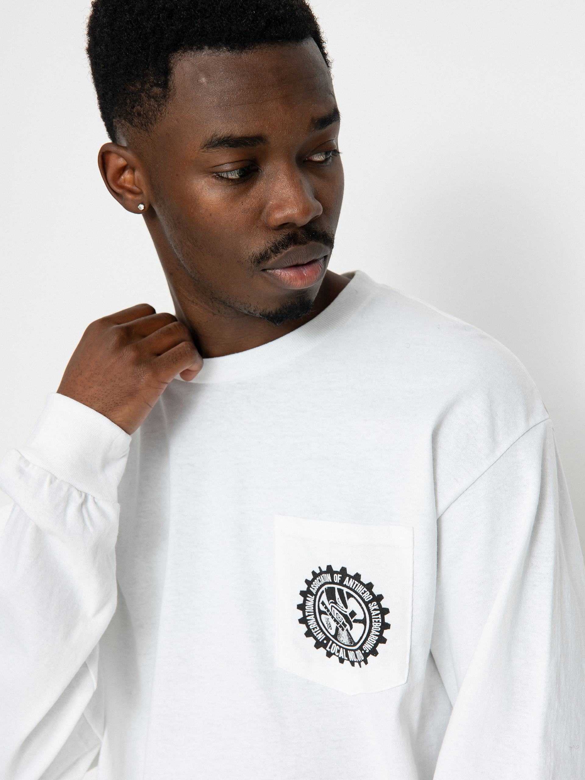 Antihero Pkt Union 18 Lcal Longsleeve (white/black)
