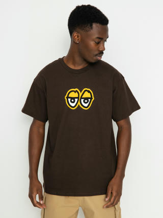 Krooked Eyes Lg Dk T-shirt (chocolate/gold)
