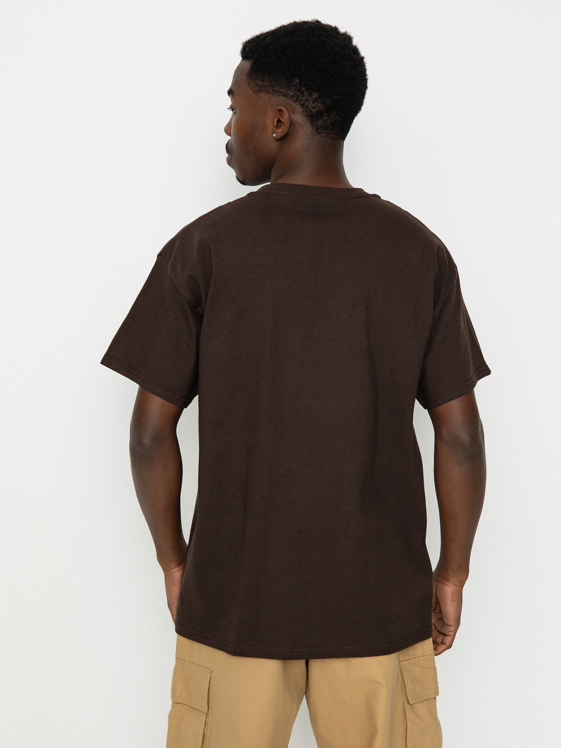 Krooked Eyes Lg Dk T-shirt (chocolate/gold)