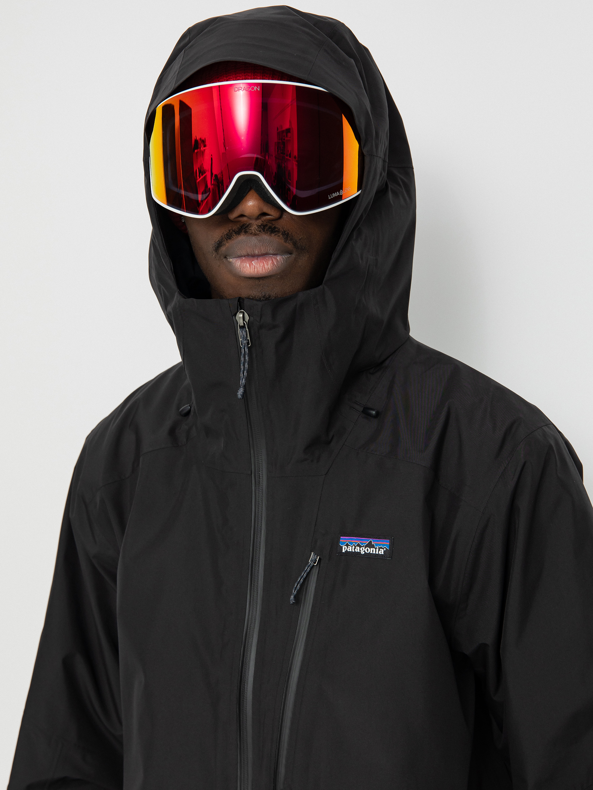 Mens Patagonia Powder Town Snowboard jacket (black)