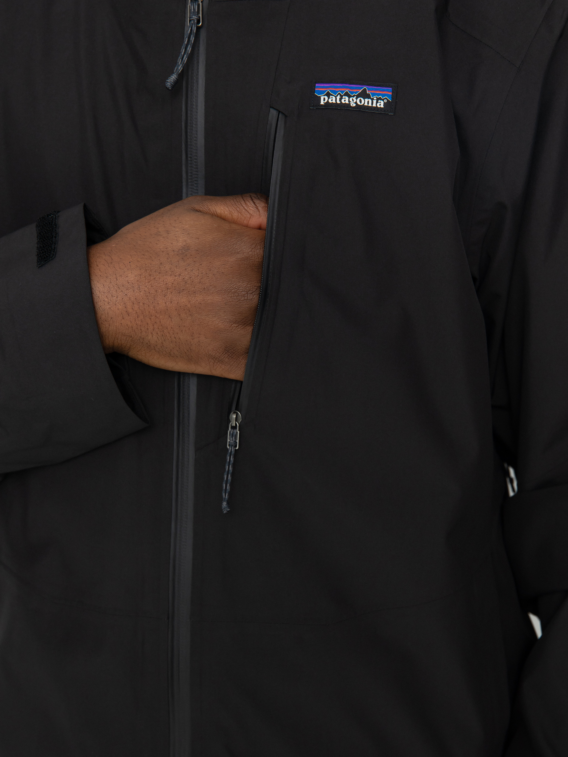 Mens Patagonia Powder Town Snowboard jacket (black)