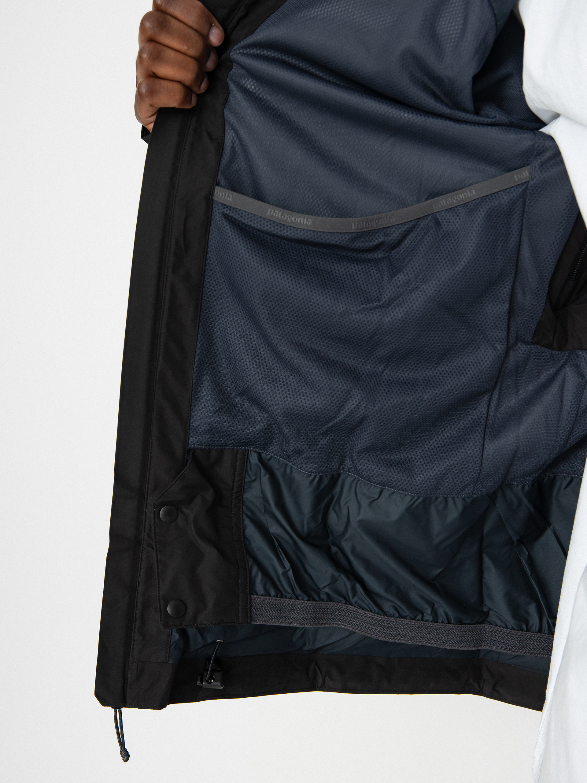 Mens Patagonia Powder Town Snowboard jacket (black)