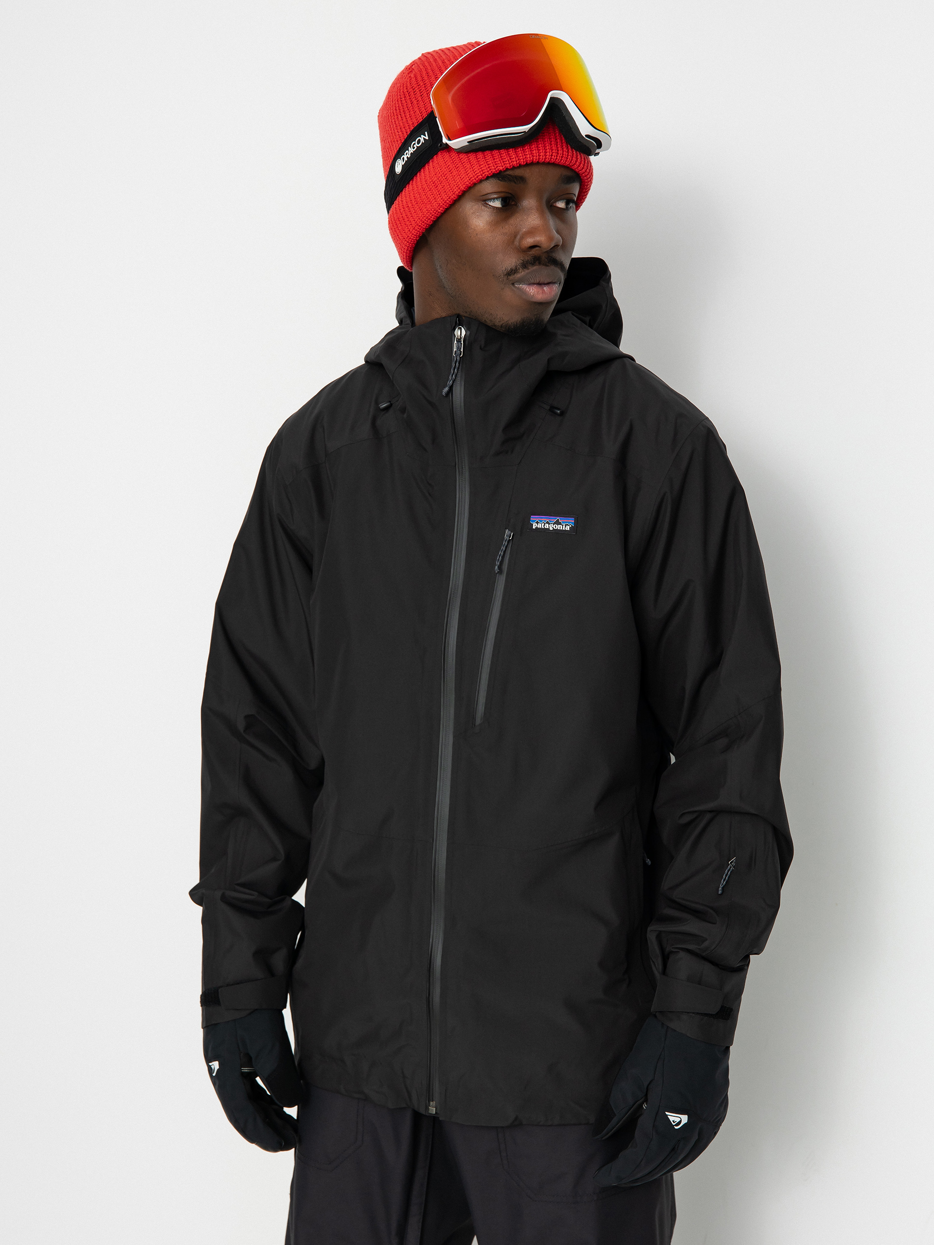 Patagonia Powder Town Snowboardjacke - Schwarz (black)