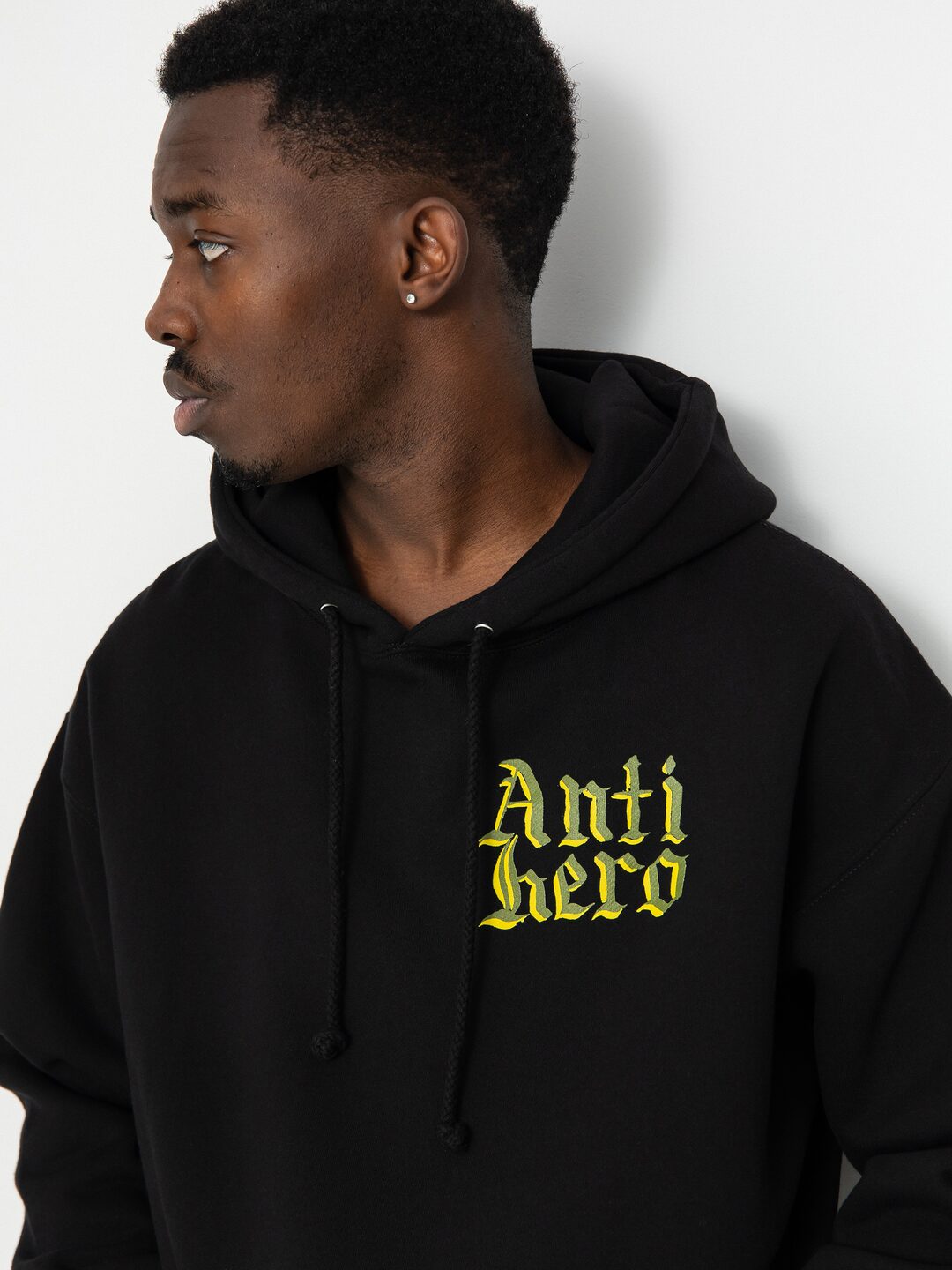 Antihero Trmnl Vlcty HD Hoodie (black/olive/yellow)