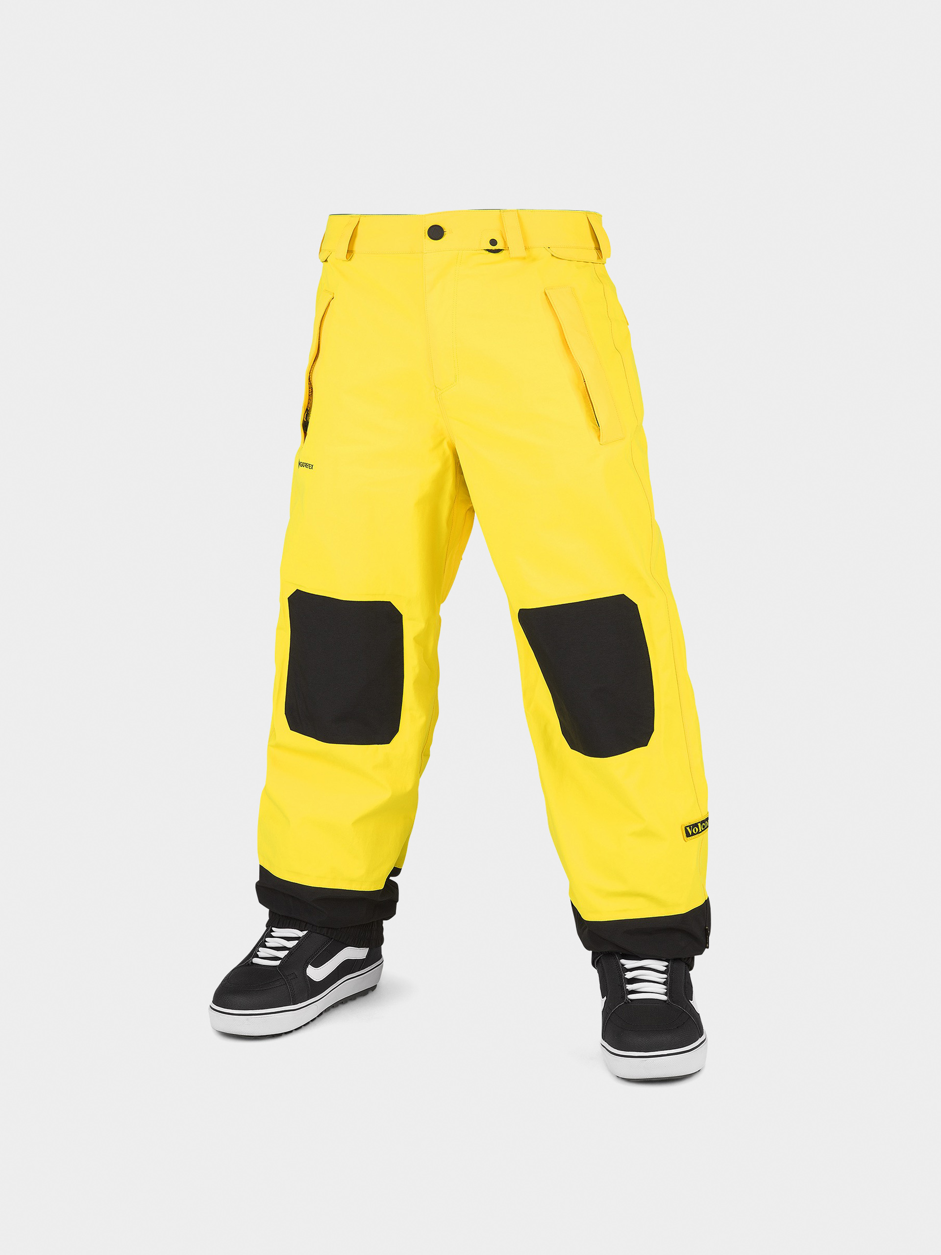 Mens Volcom Longo Gore Tex Snowboard pants (bright yellow)