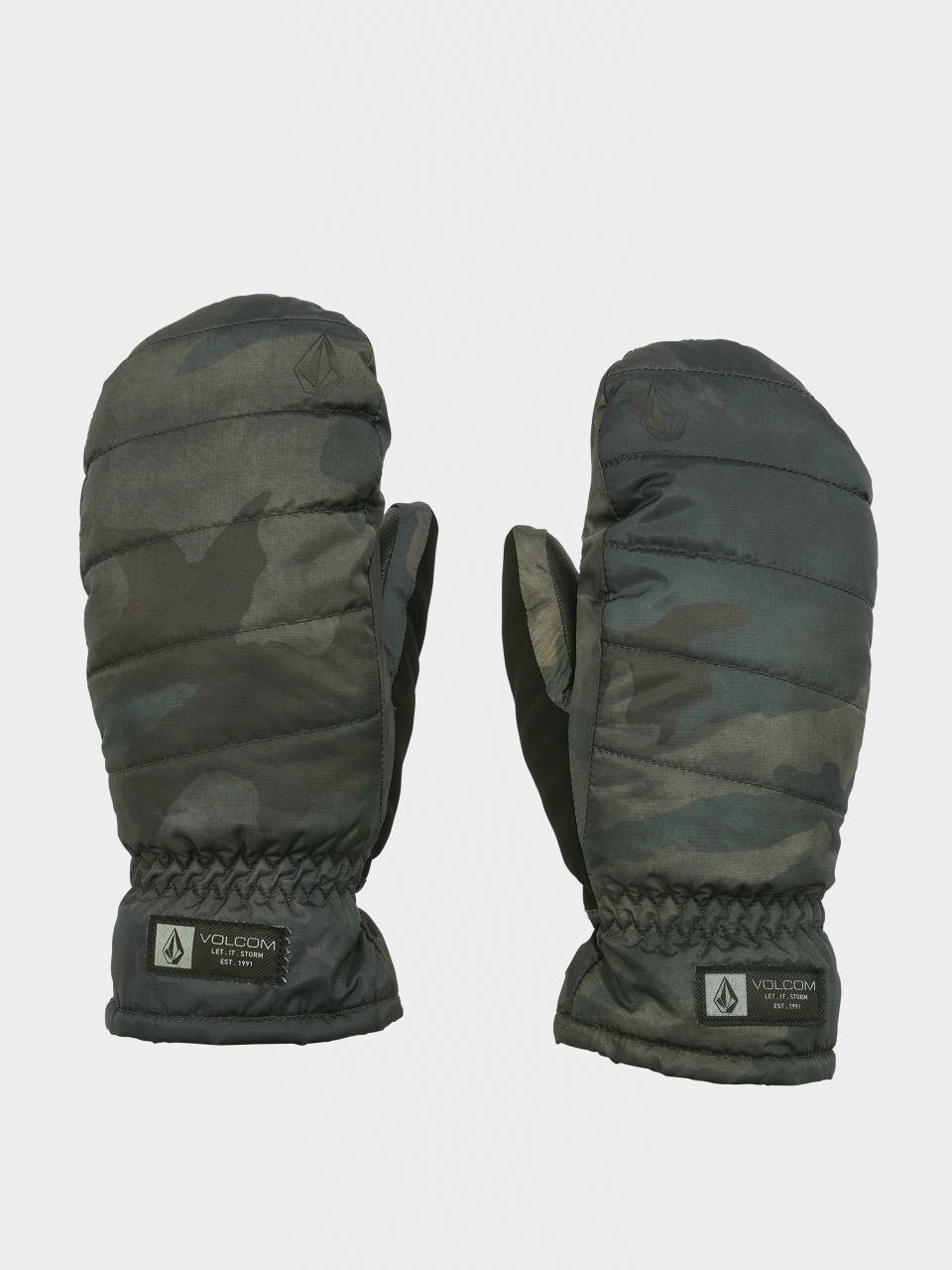 Volcom Puff Puff Mitt Gloves Wmn (cloudwash camo)