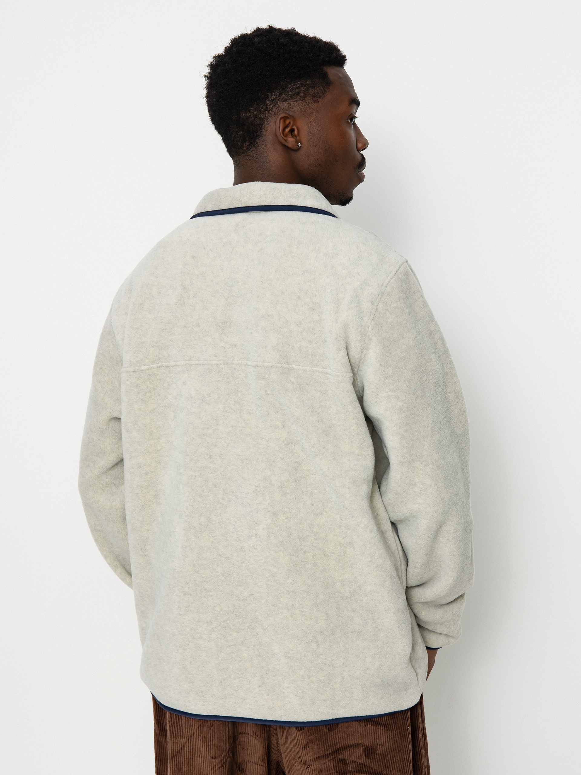 Mens Patagonia Lightweight Synchilla Snap T Fleece (oatmeal heather)