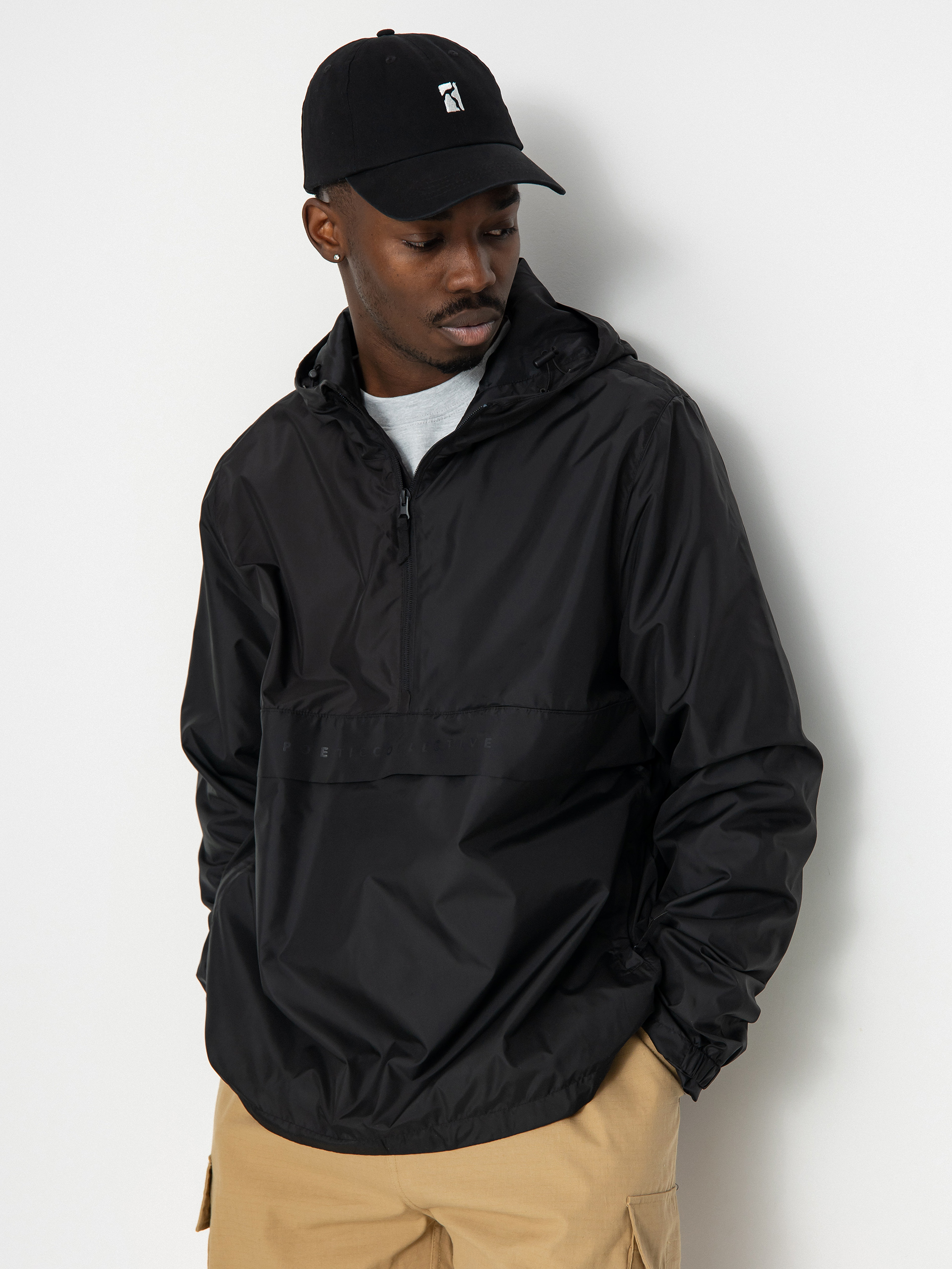 Poetic Collective Wind Breaker Jacke (black)