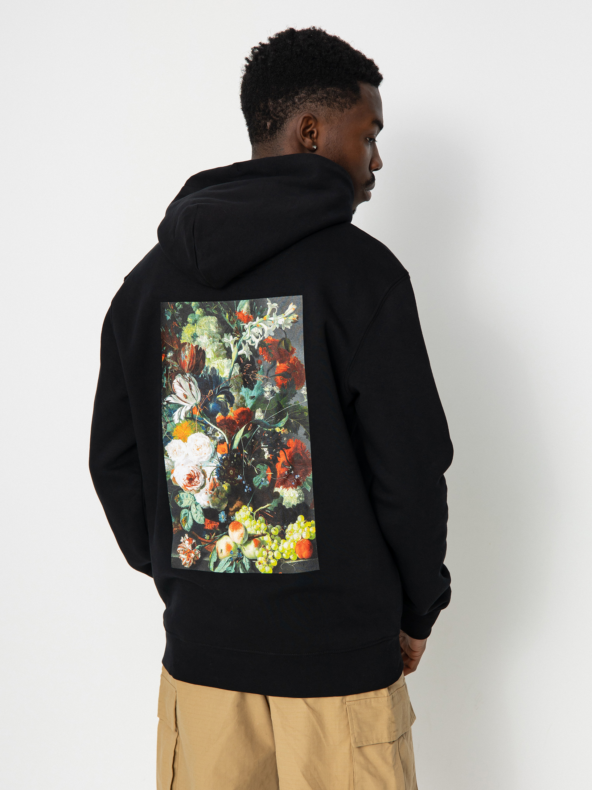 Poetic Collective Flower HD Hoodie (black)
