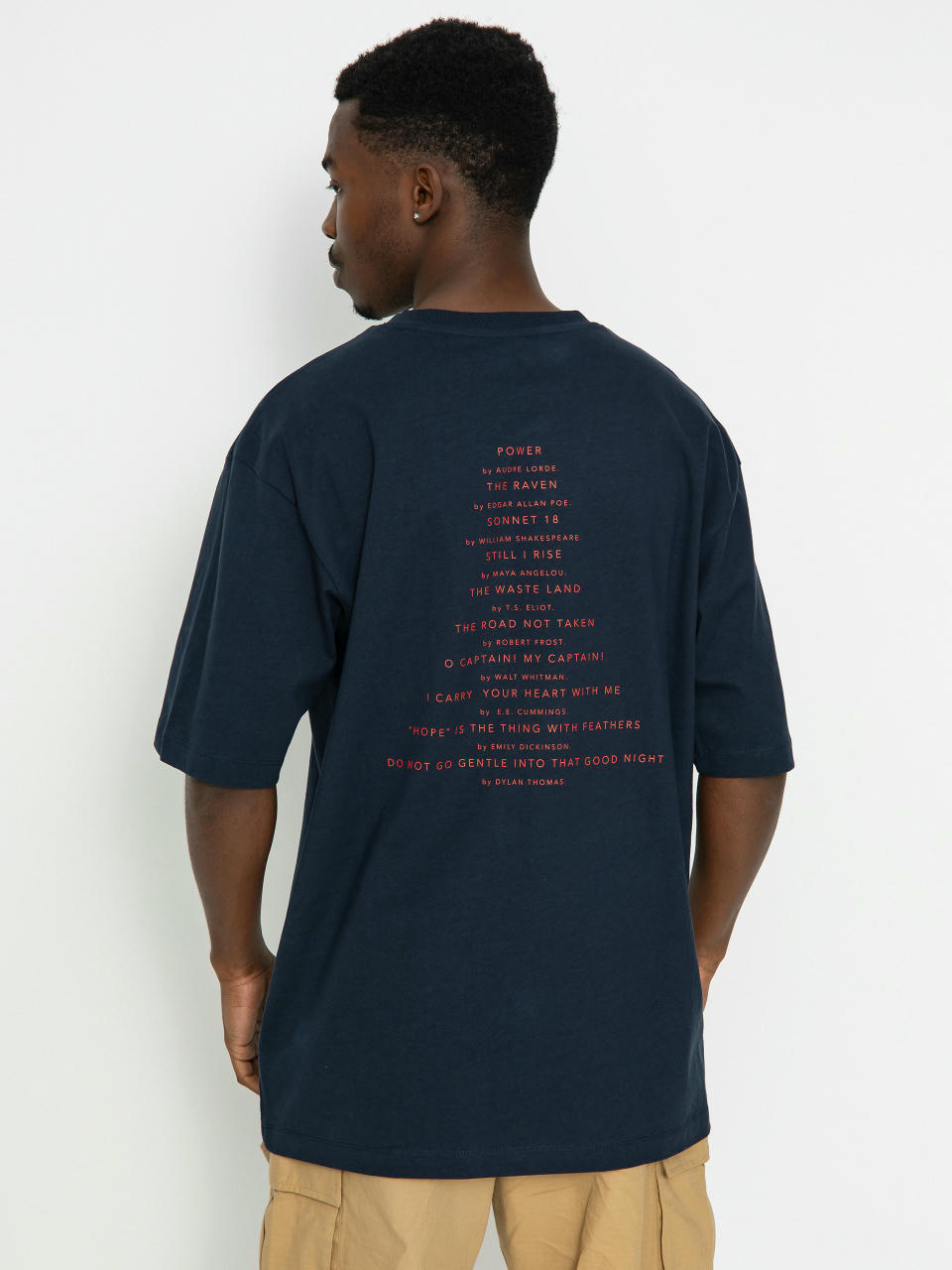 Poetic Collective Poems T-Shirt (navy)