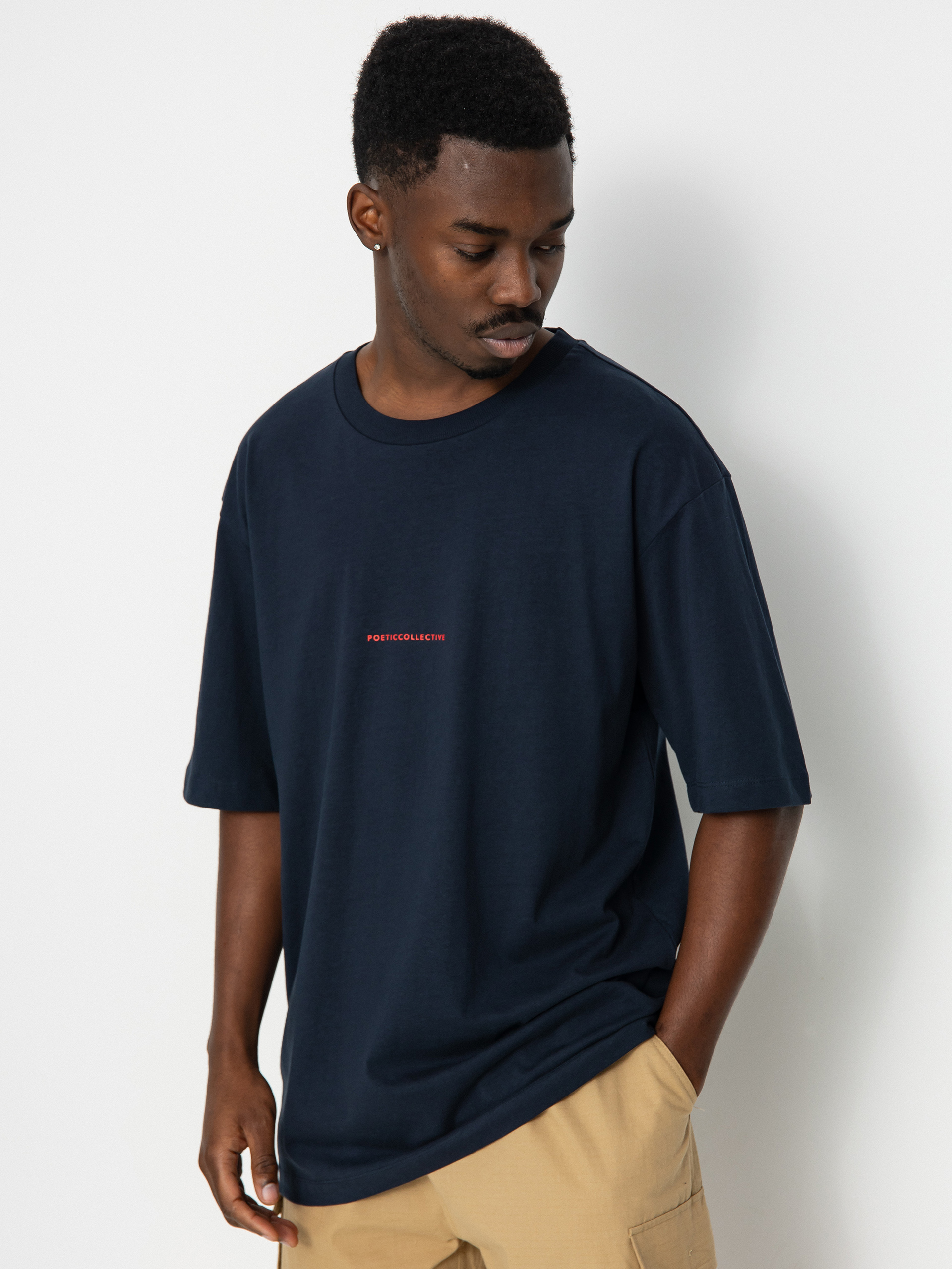 Poetic Collective Poems T-shirt (navy)