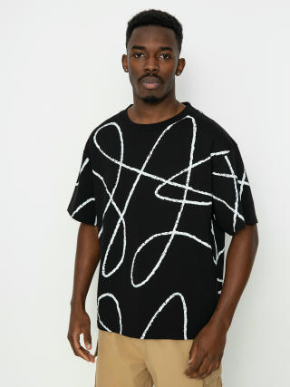 Poetic Collective Doodle Pattern T-shirt (black)