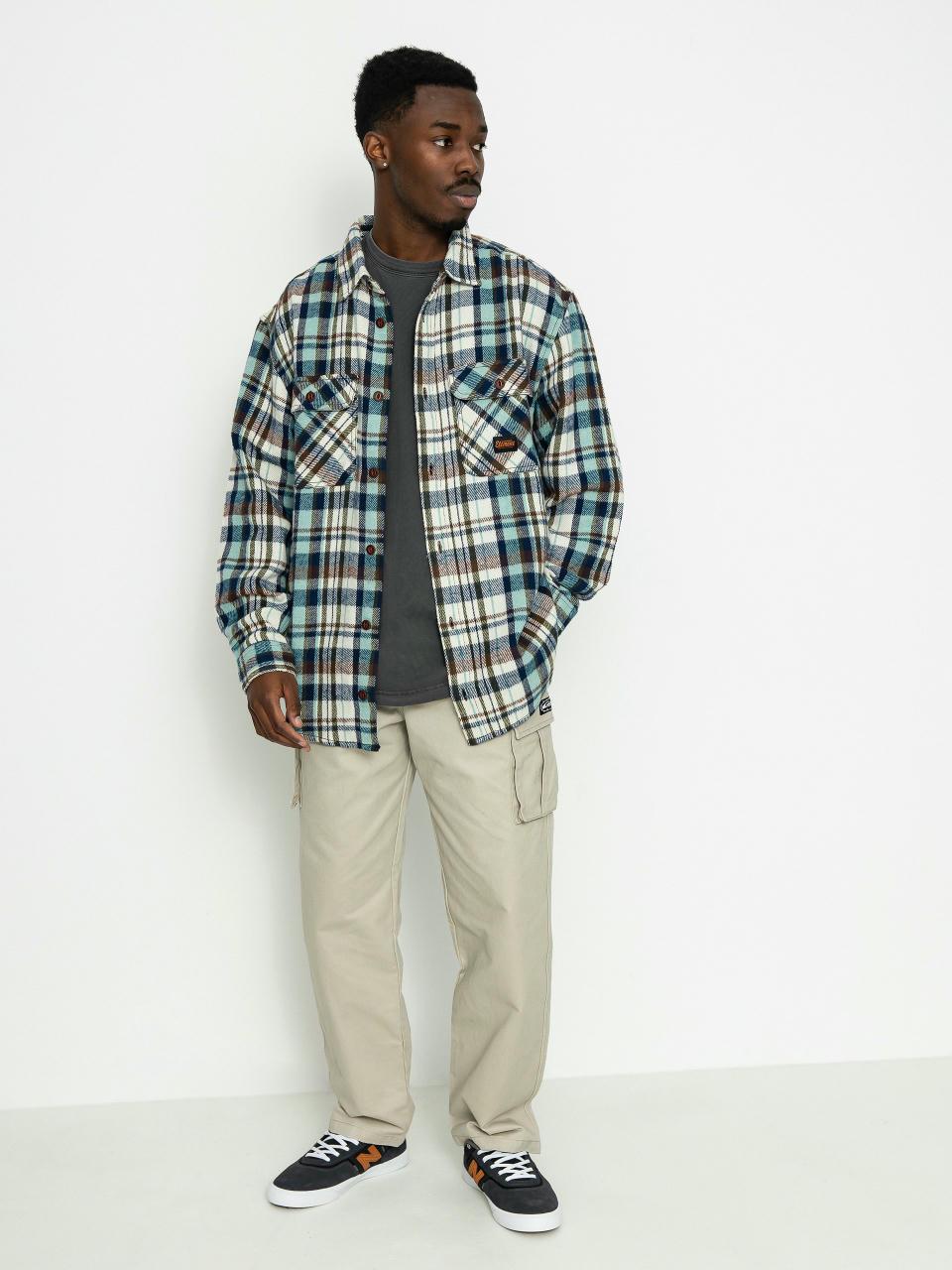 Element Hueco Classic Shirt (hueco plaid chestnut/mineral)