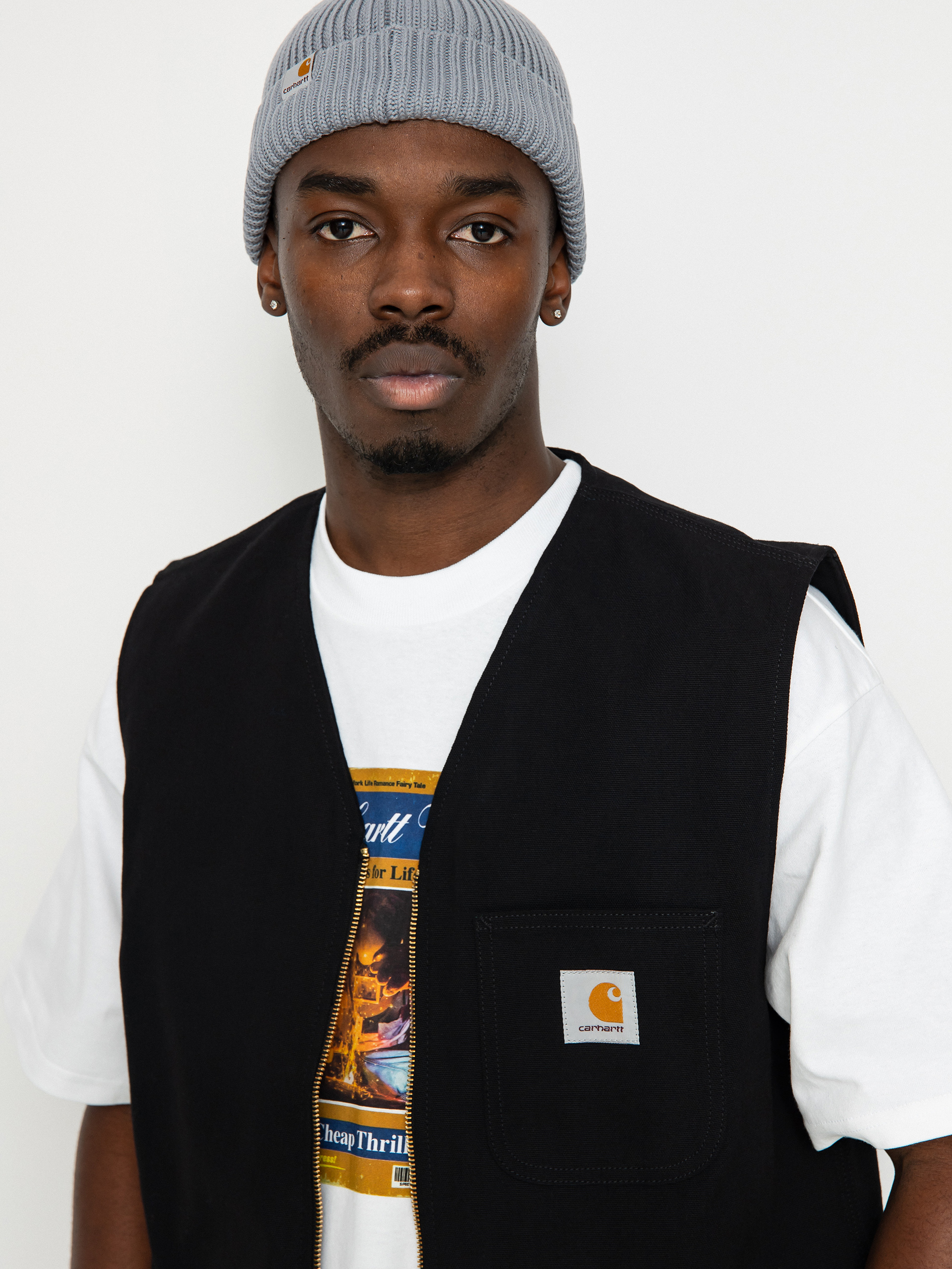Styling Black Carhartt Vest Carhartt WIP Classic Vest Black Rigid