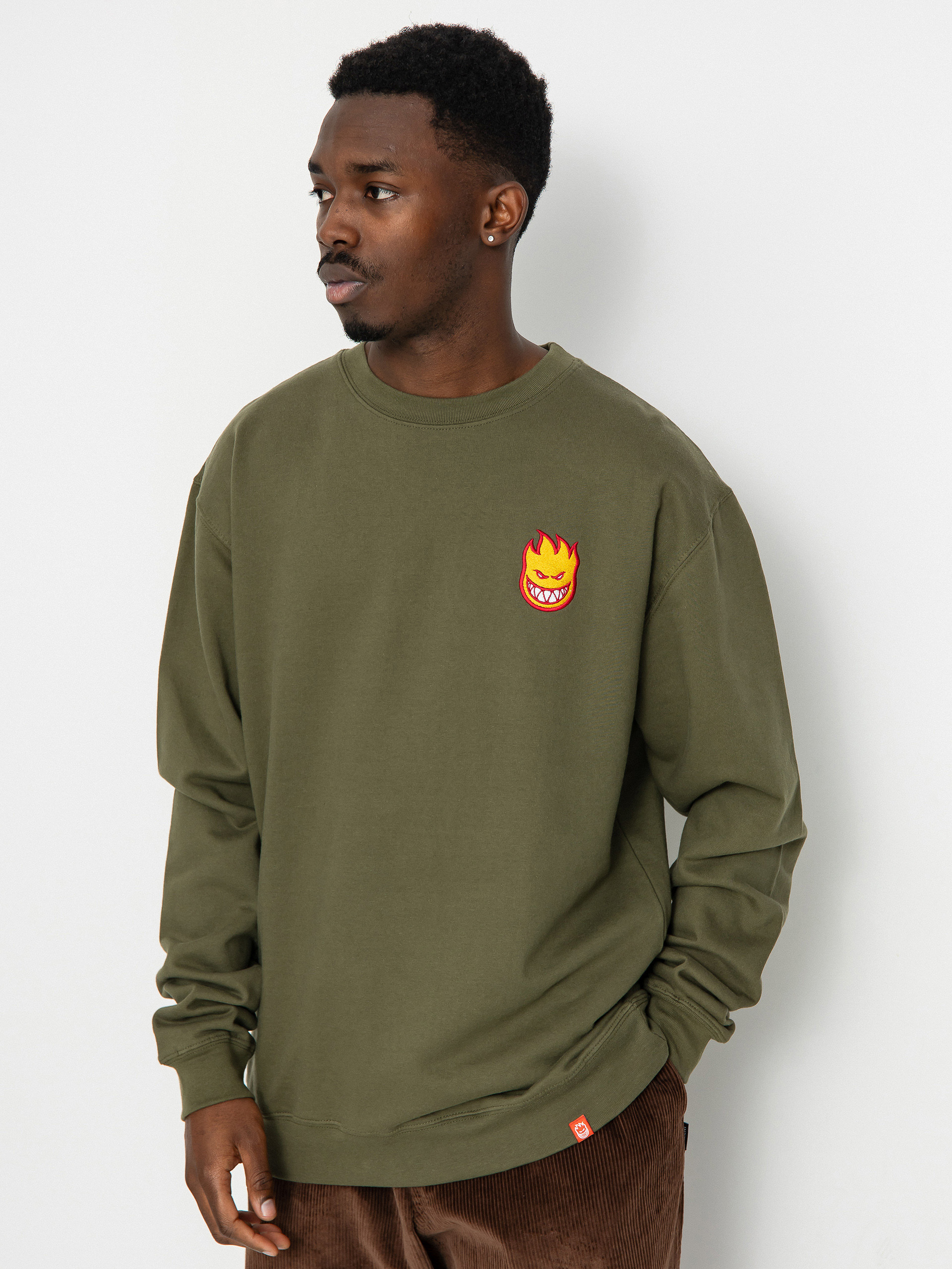 Spitfire Lil Bghd Fill Sweatshirt (army green)
