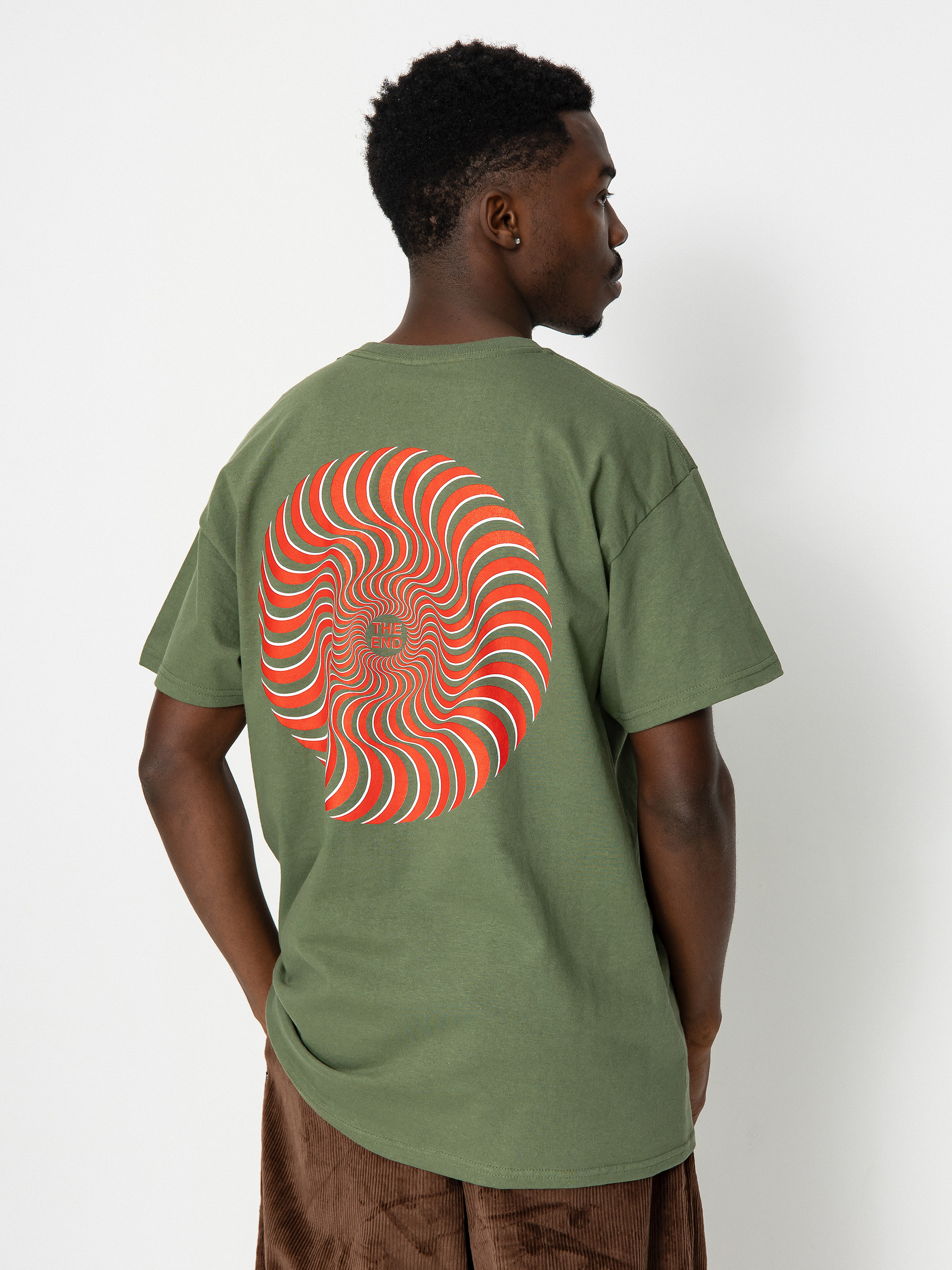 Spitfire Classic Swirl Ovrl T-Shirt (military green)