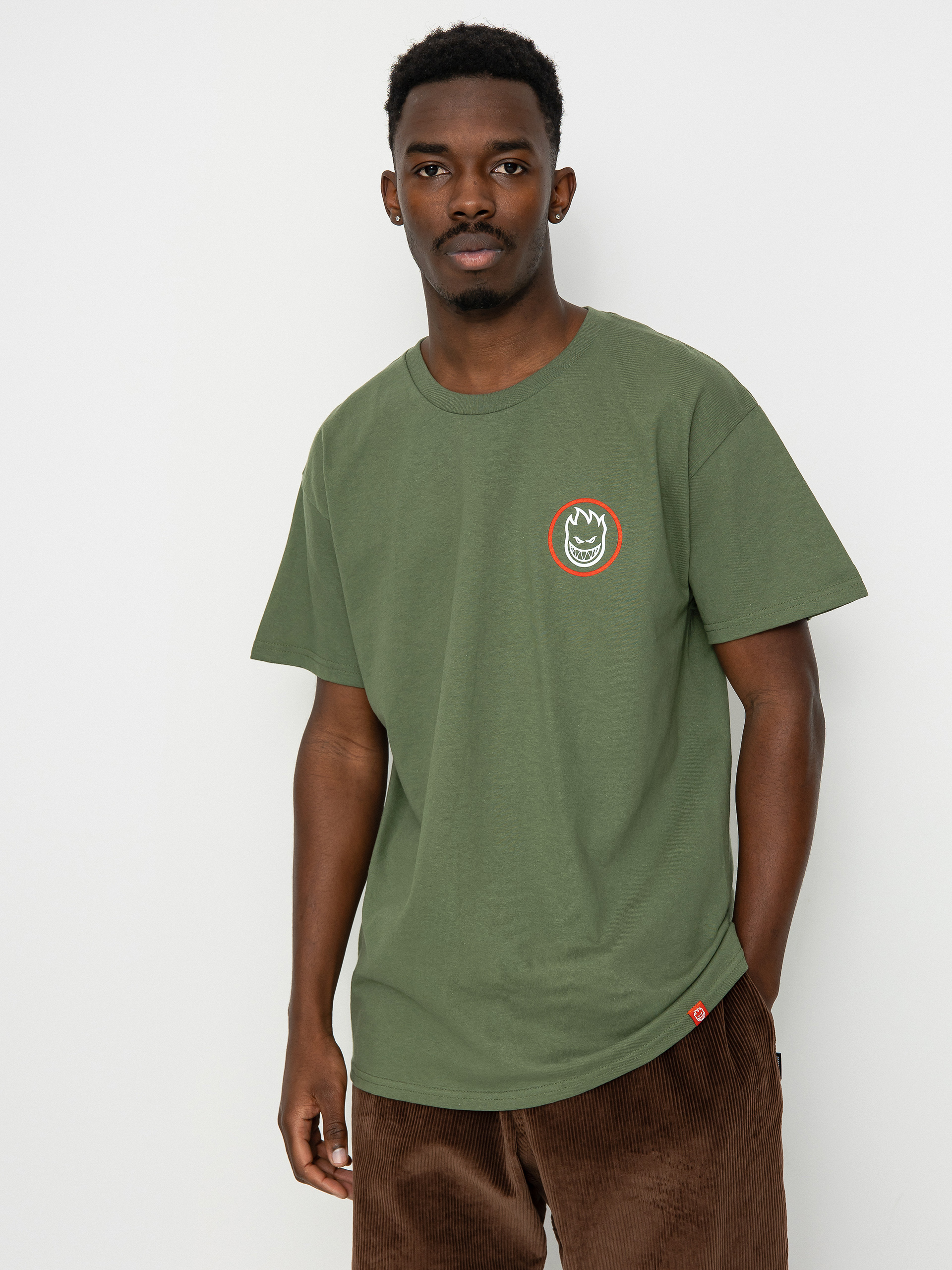 Spitfire Classic Swirl Ovrl T-Shirt (military green)