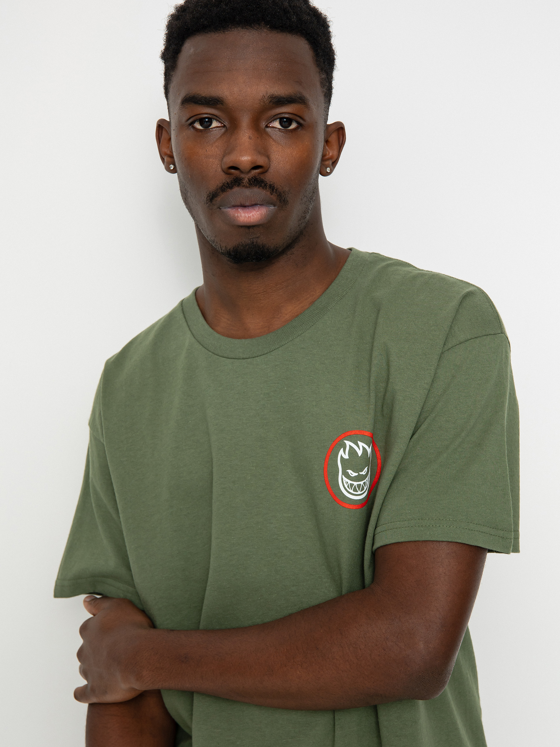 Spitfire Classic Swirl Ovrl T-Shirt (military green)