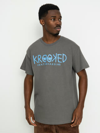 Krooked Eyes T-shirt (charcoal/blue)