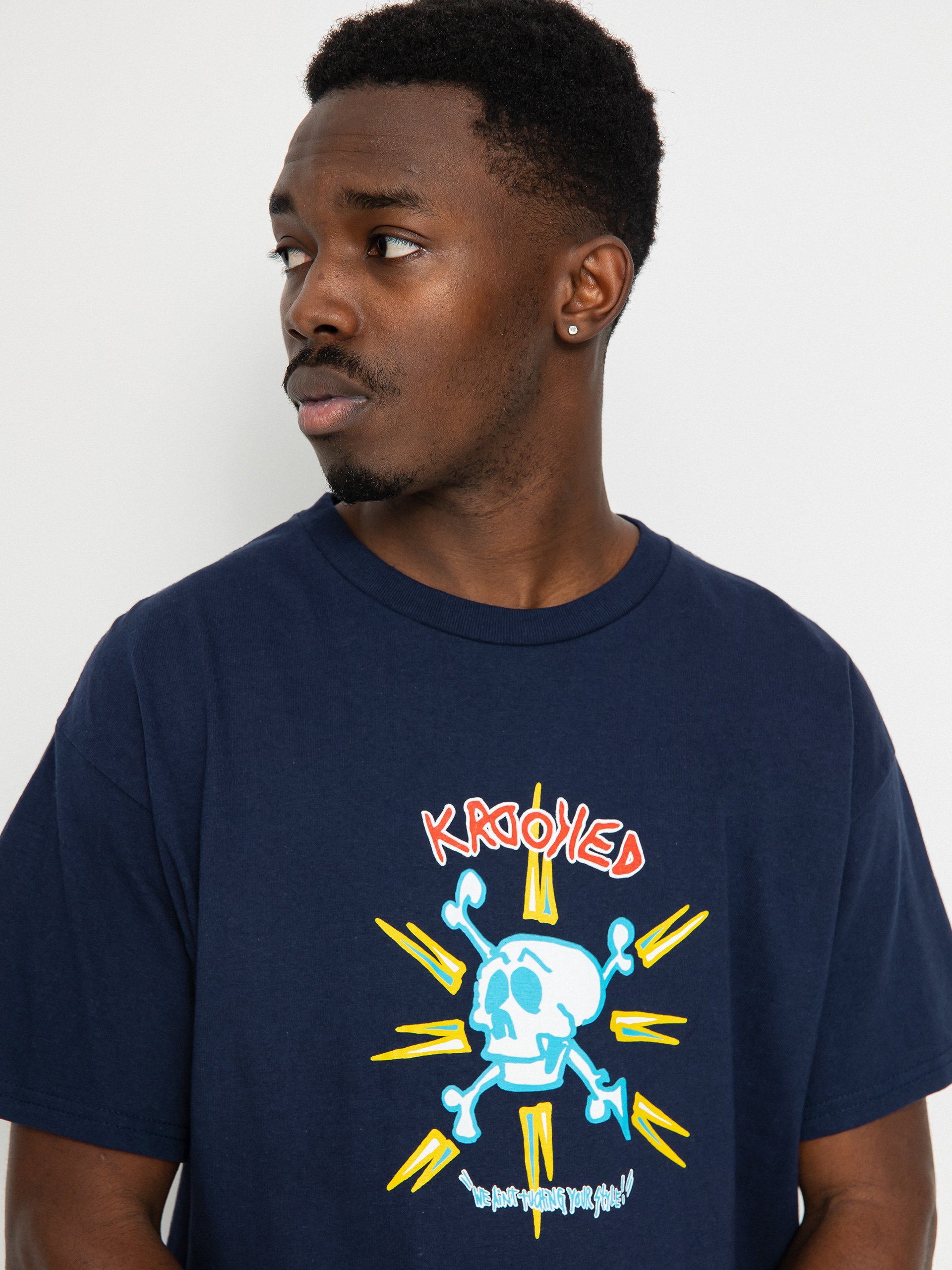 Krooked Style T-shirt (navy/multi)
