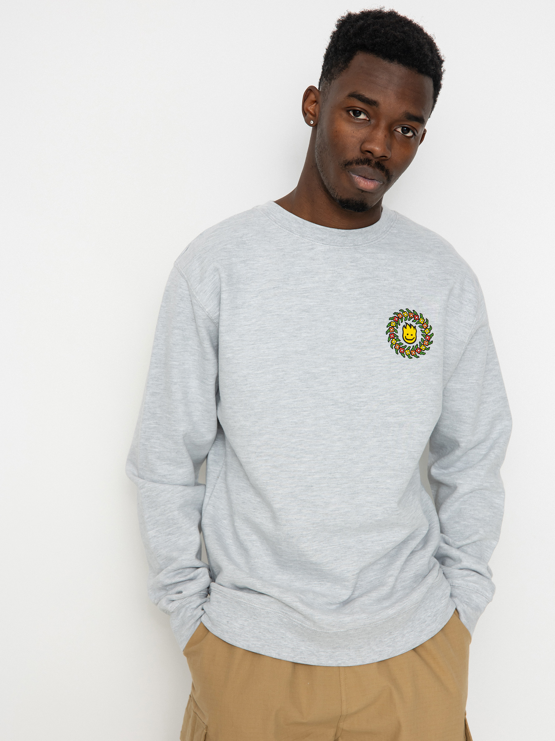 Spitfire Gonz Flwr Swl Sweatshirt (heather grey)