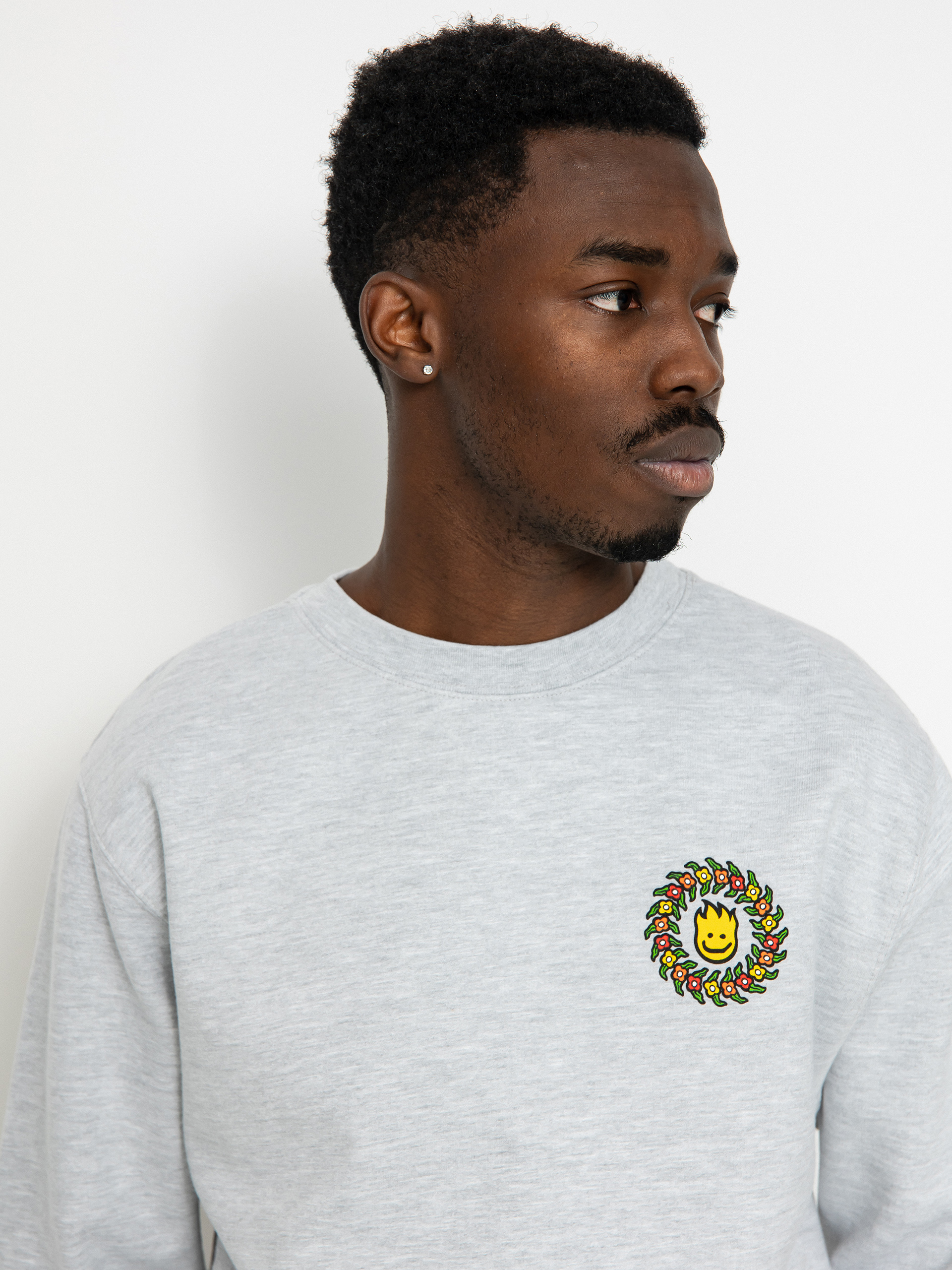 Spitfire Gonz Flwr Swl Sweatshirt (heather grey)