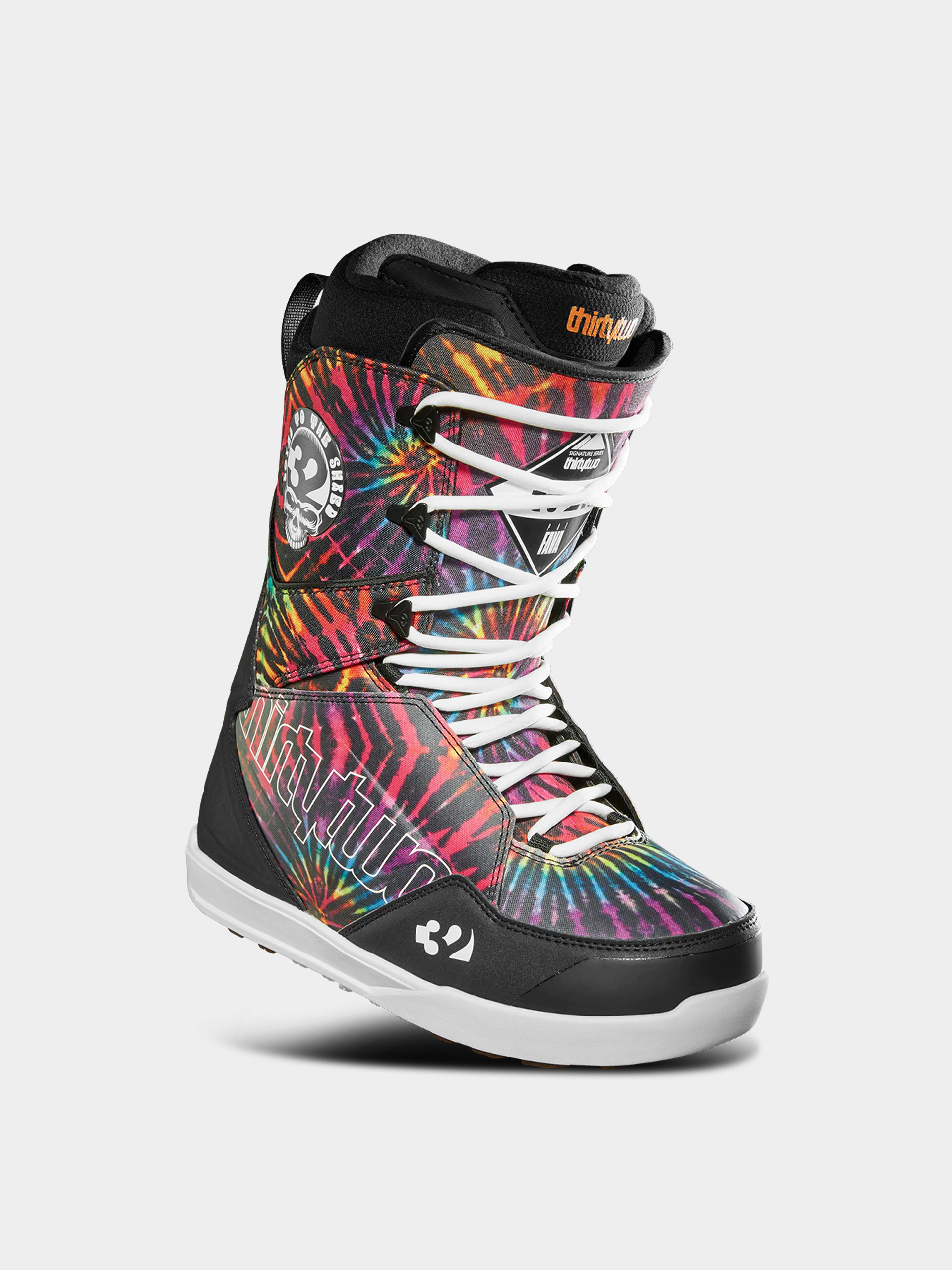 Mens ThirtyTwo Lashed X Pat Fava Snowboard boots (black/print)