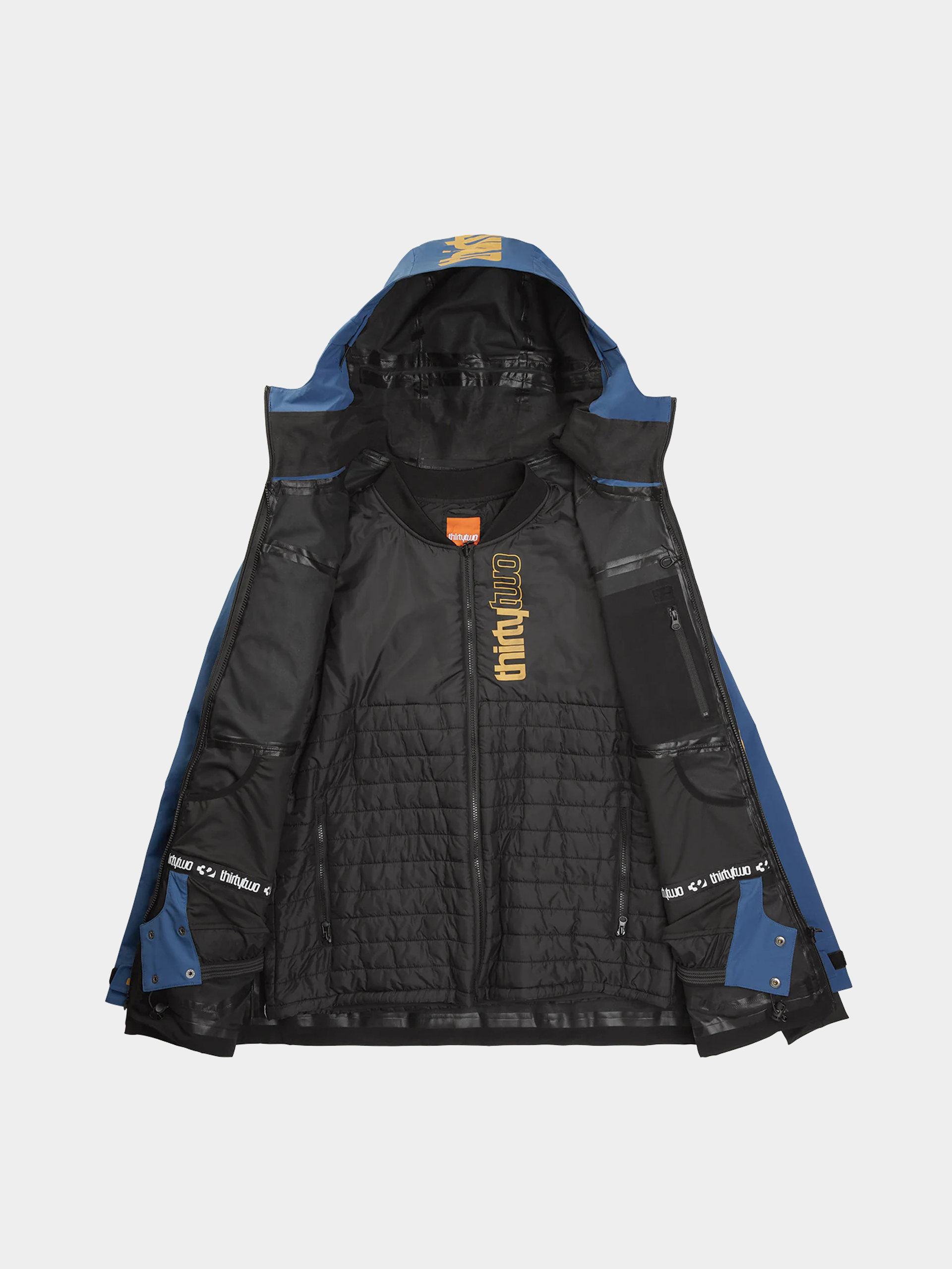 Mens ThirtyTwo Tm 3 Snowboard jacket (blue/black)
