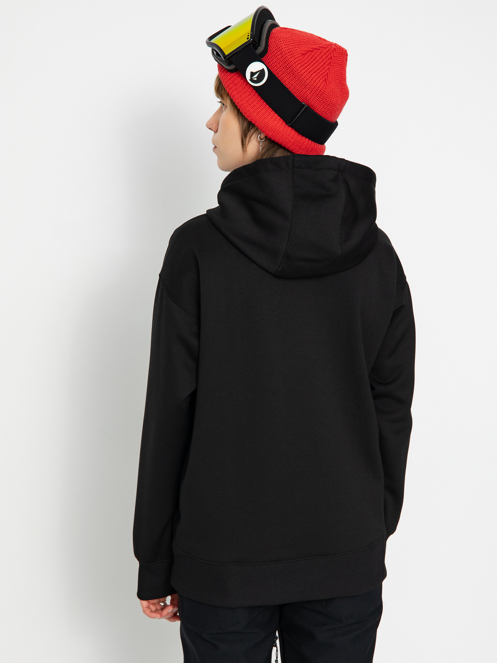 Womens Volcom Core Hydro HD Active sweatshirt (black)