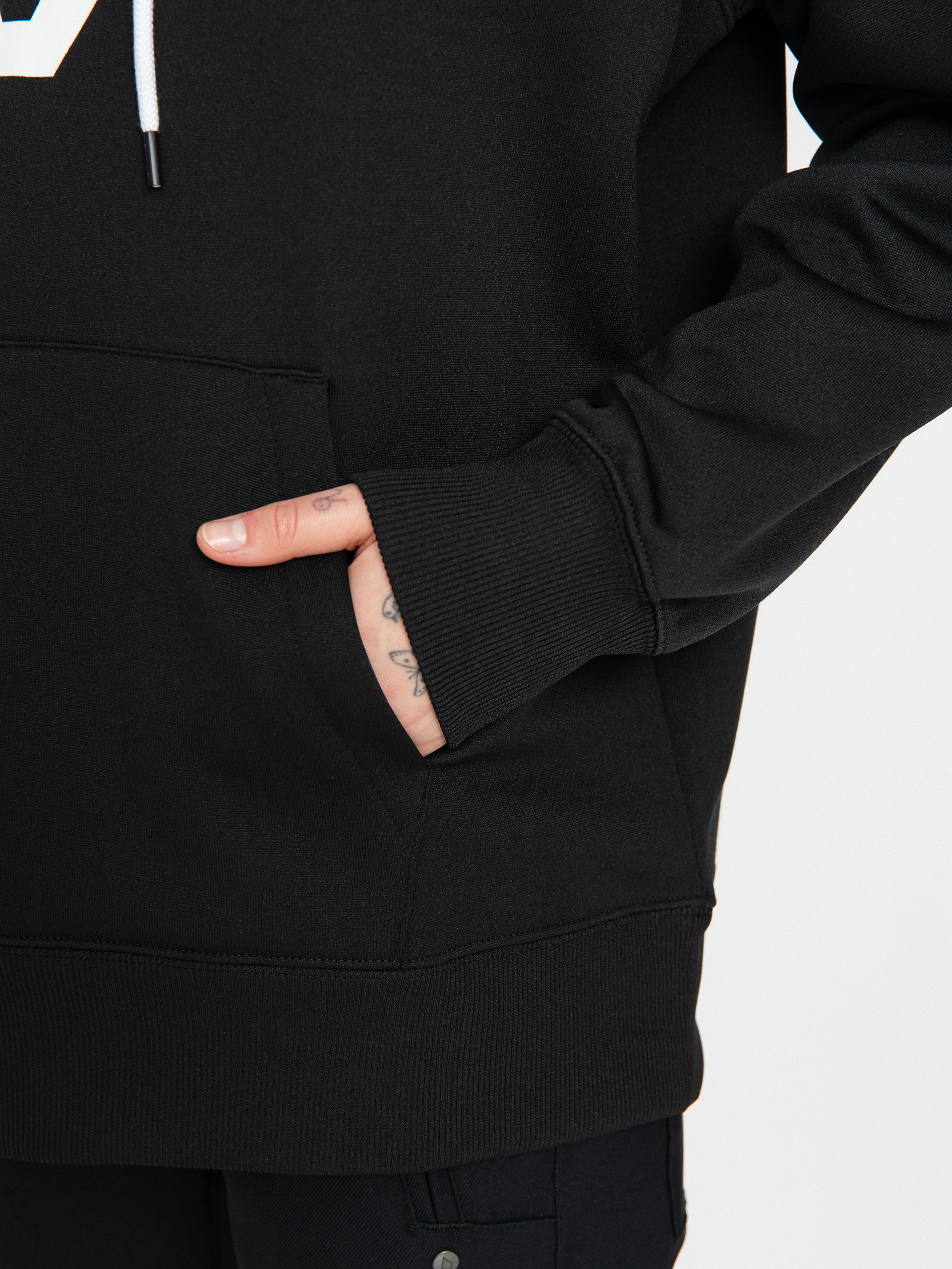 Womens Volcom Core Hydro HD Active sweatshirt (black)