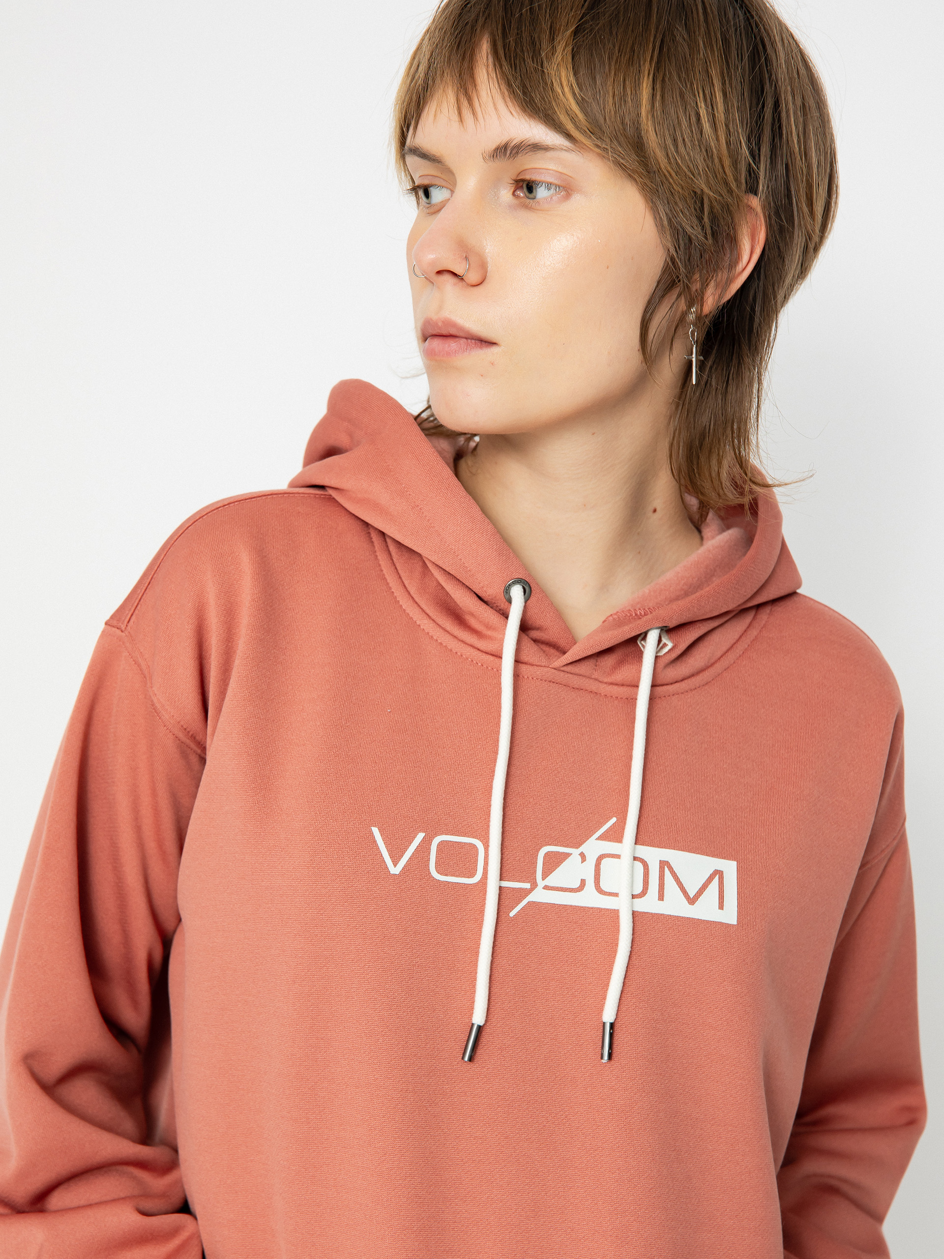 Damen Volcom Core Hydro HD Hoodie (earth pink)