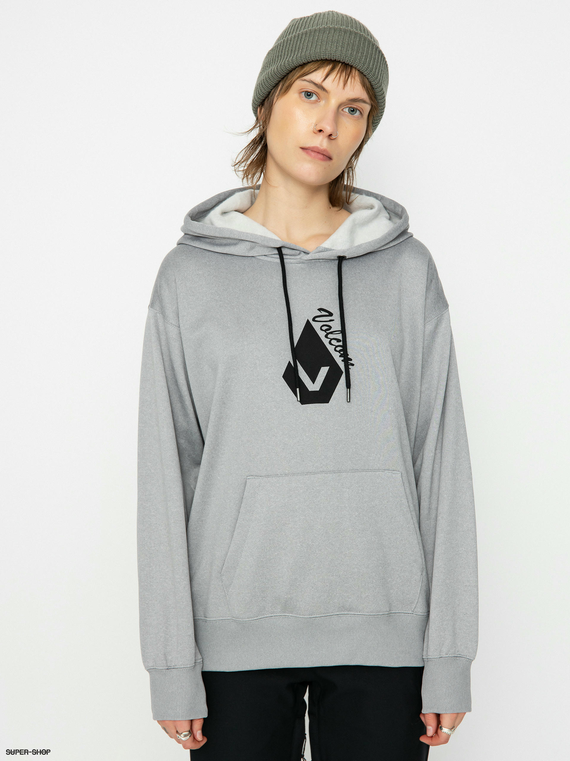 Volcom Core Hydro HD Active sweatshirt Wmn heather grey