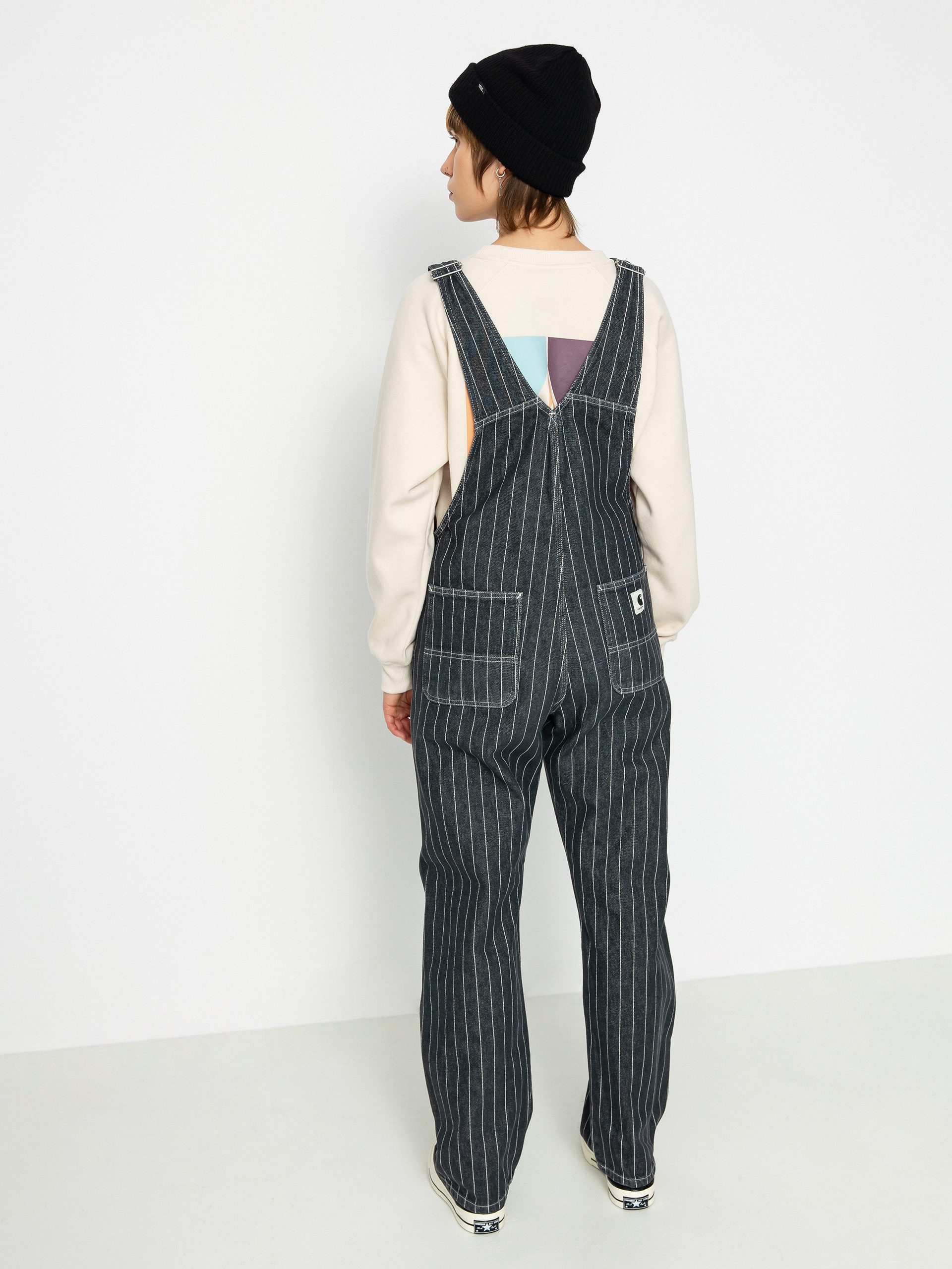 Carhartt WIP Orlean Bib Hose Wmn (orlean stripe/black/white)