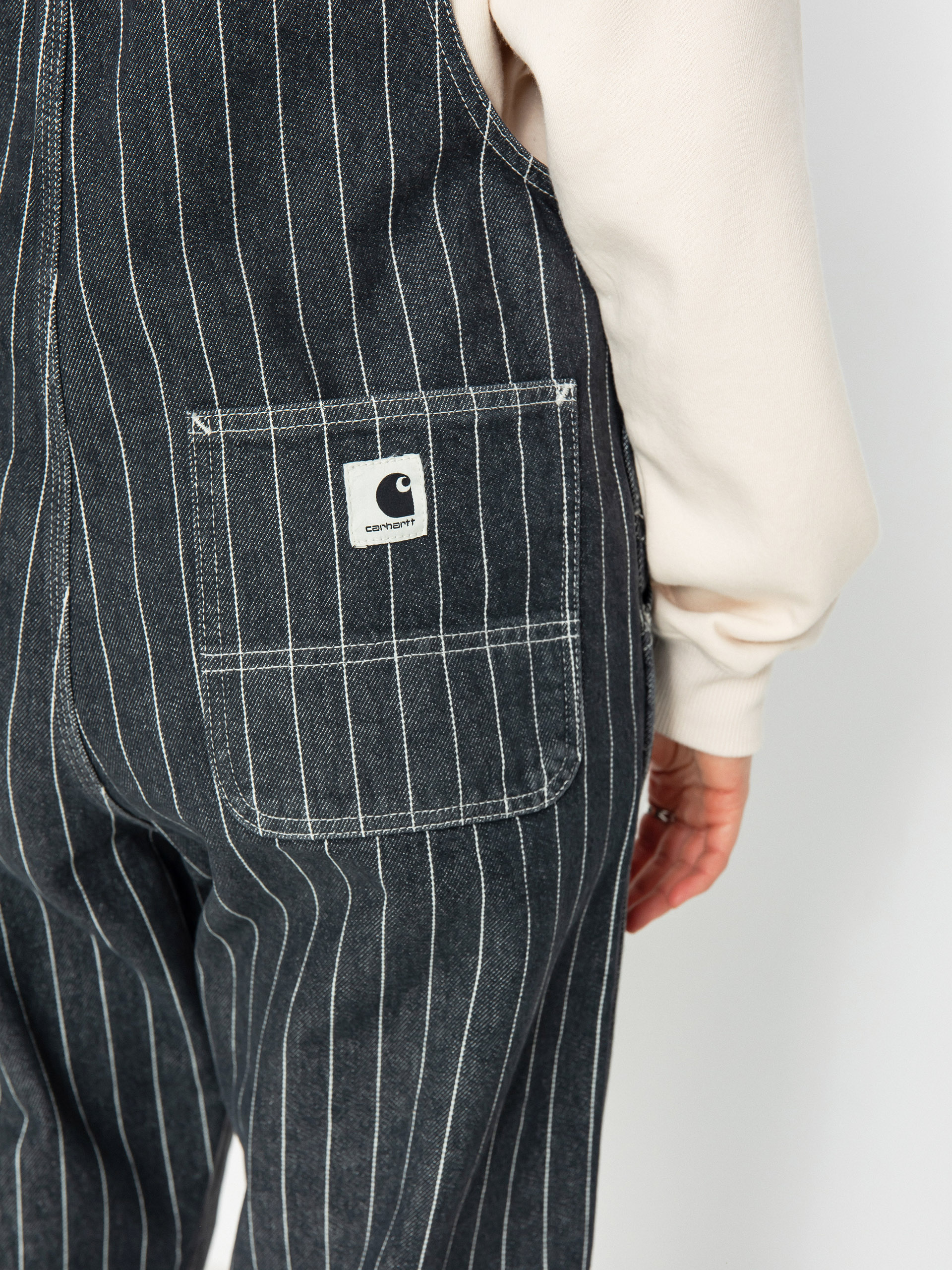 Carhartt WIP Orlean Bib Hose Wmn (orlean stripe/black/white)