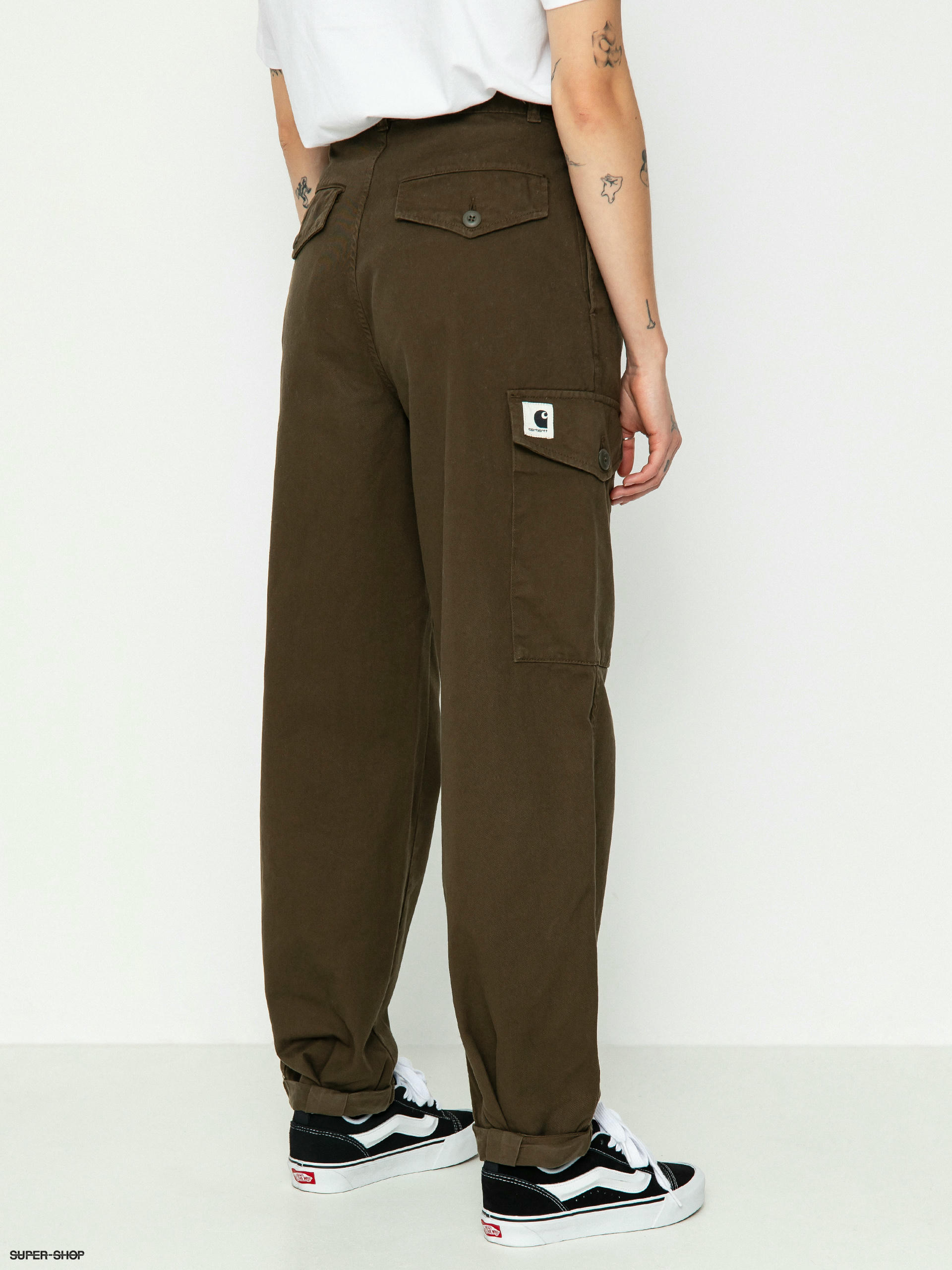 Carhartt Wip Wmns Collins Pant Brown - Womens - Casual Pants
