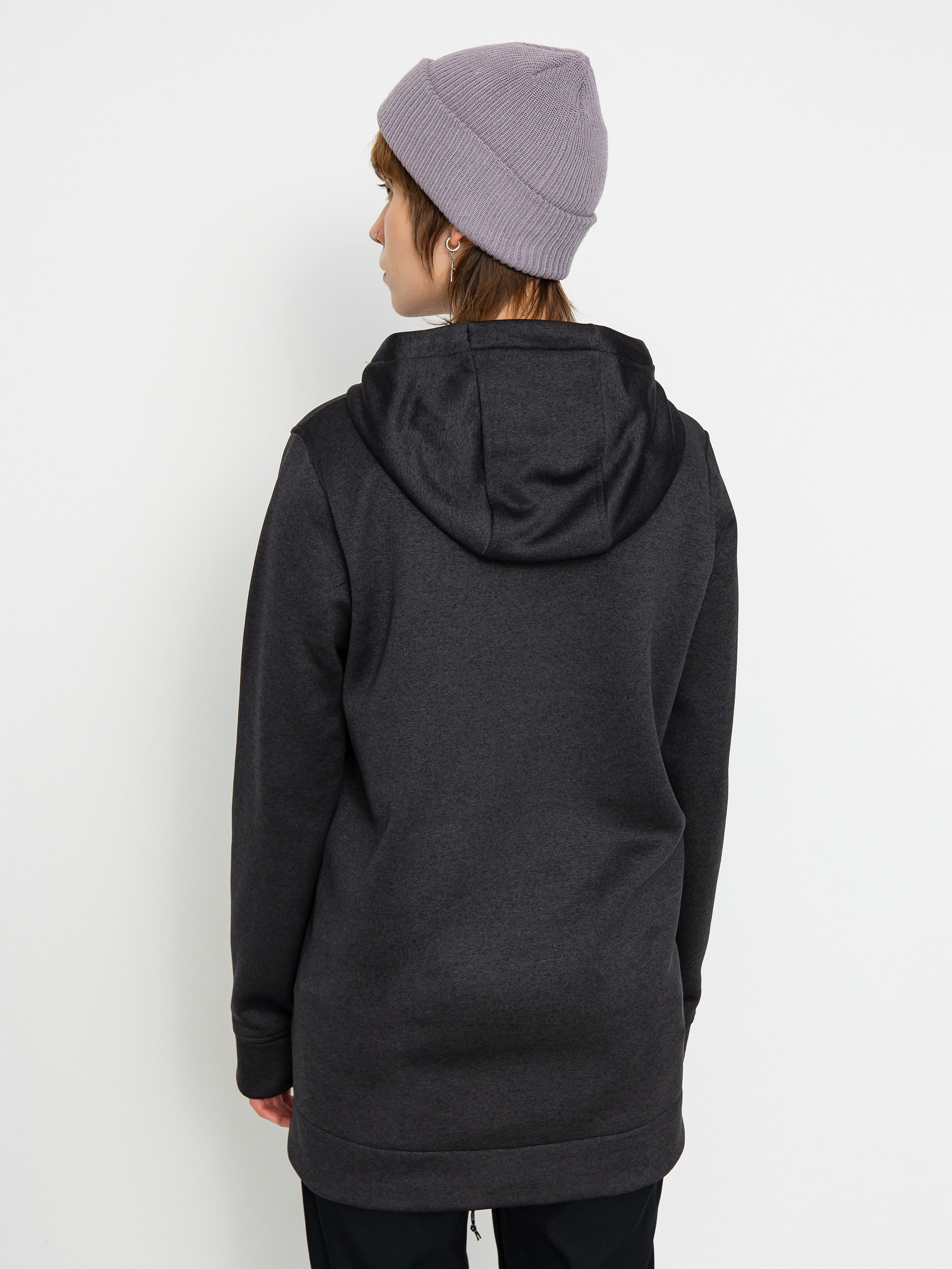 Burton Oak Long HD Hoodie Wmn (true black heather)