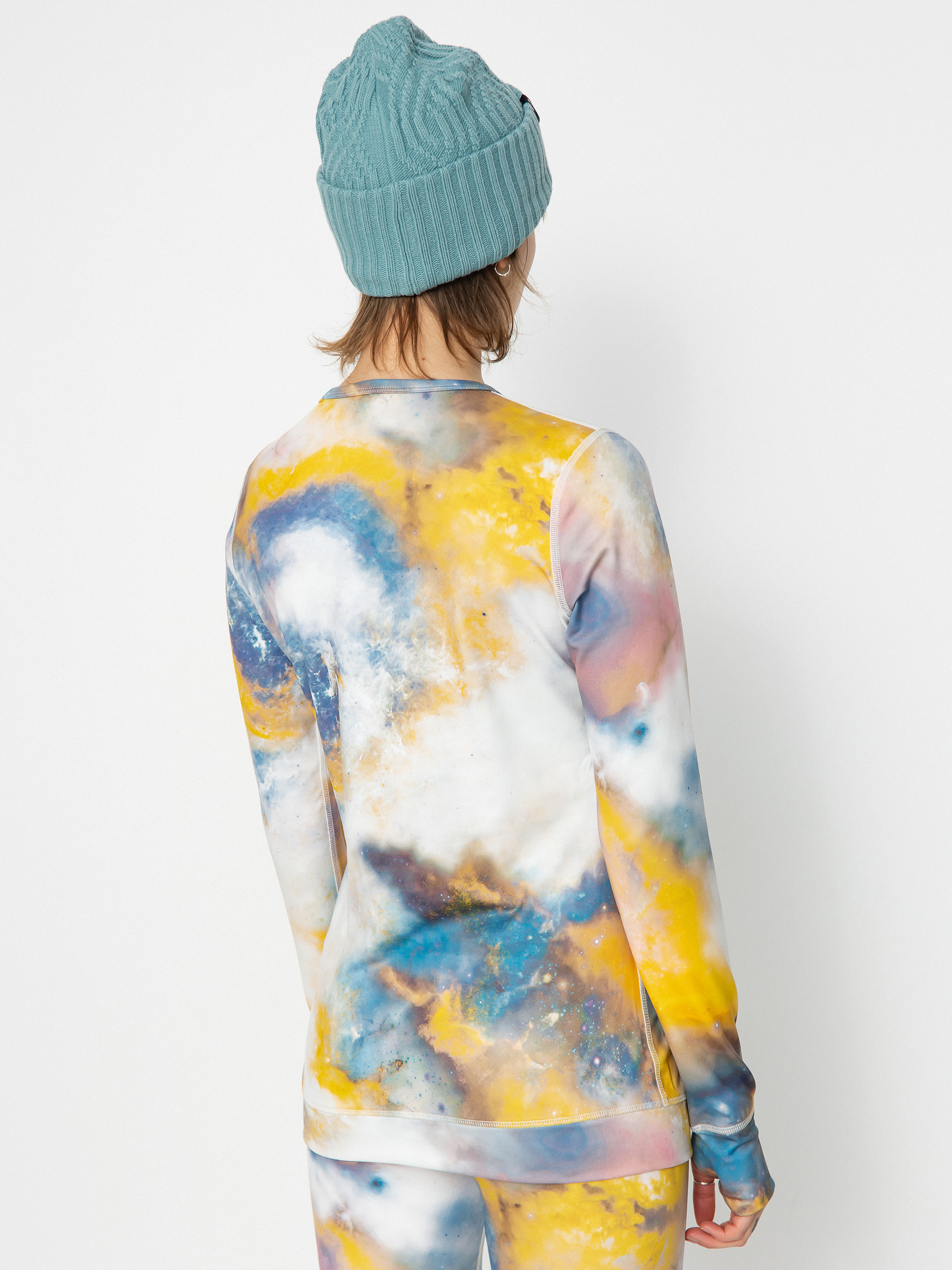 Womens Burton Midweight Base Layer Longsleeve (stout white voyager)