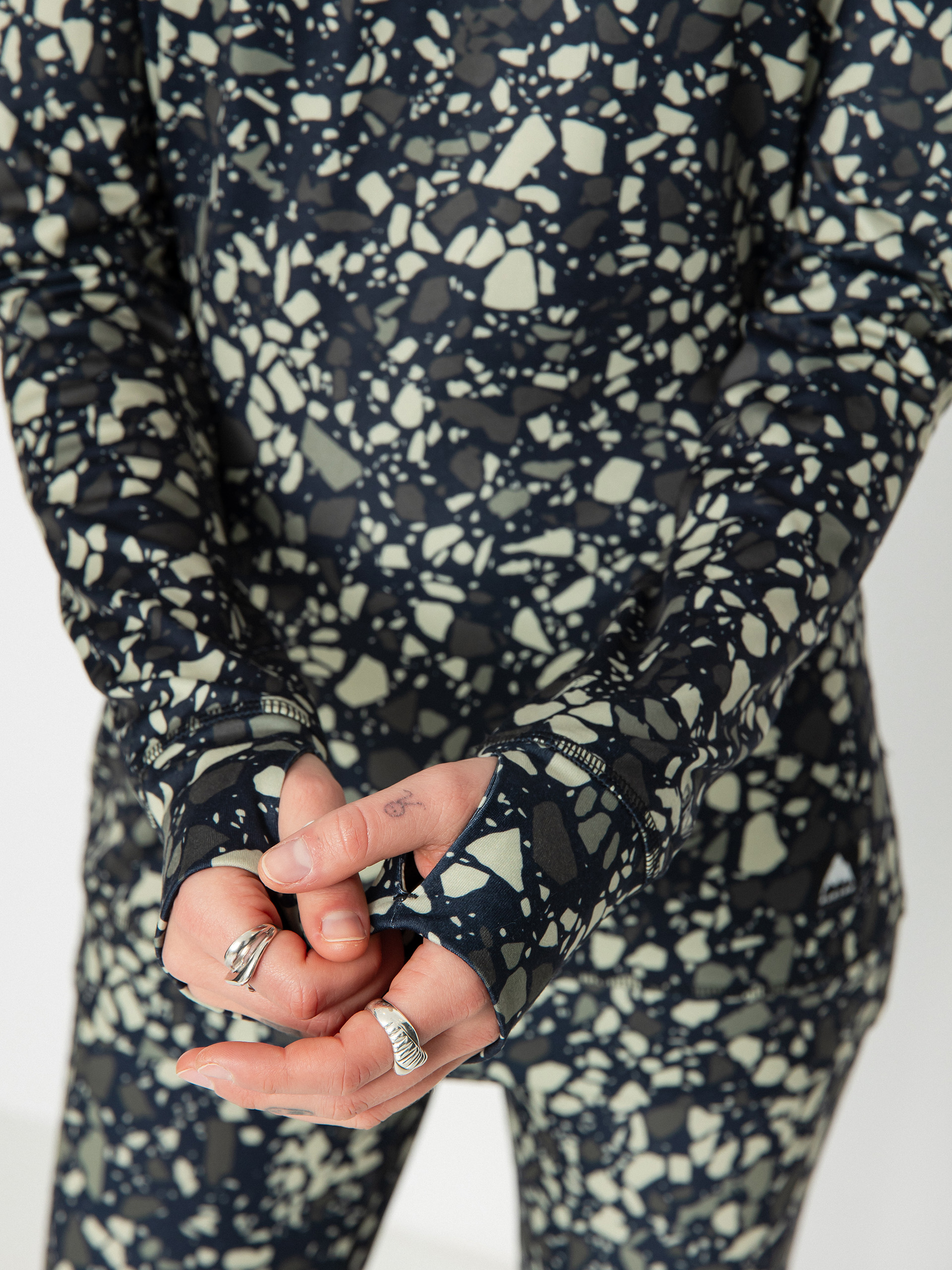 Womens Burton Midweight Base Layer Crewneck Longsleeve (sediment)