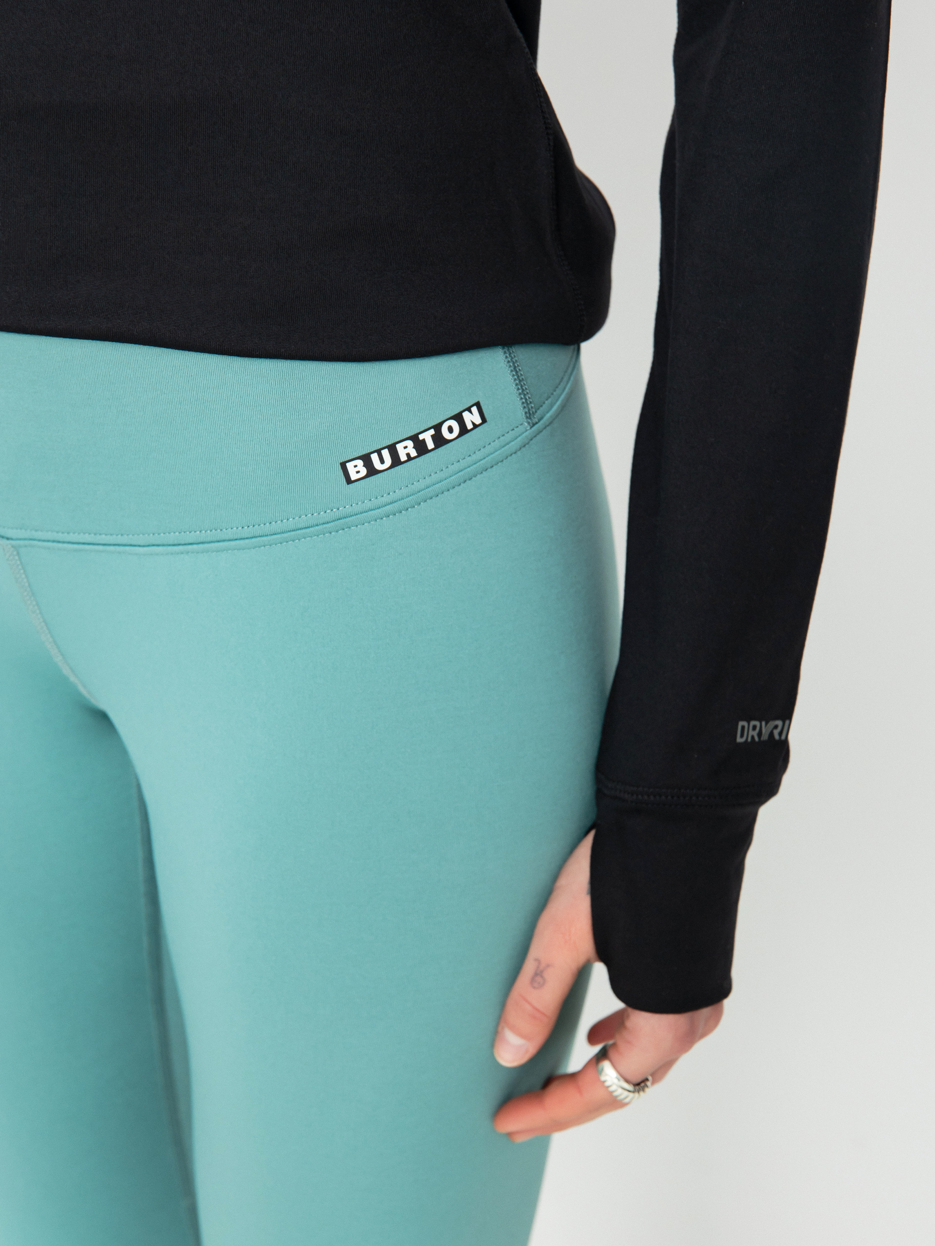 Damen Burton Lightweight X Base Layer Leggins (rock lichen)