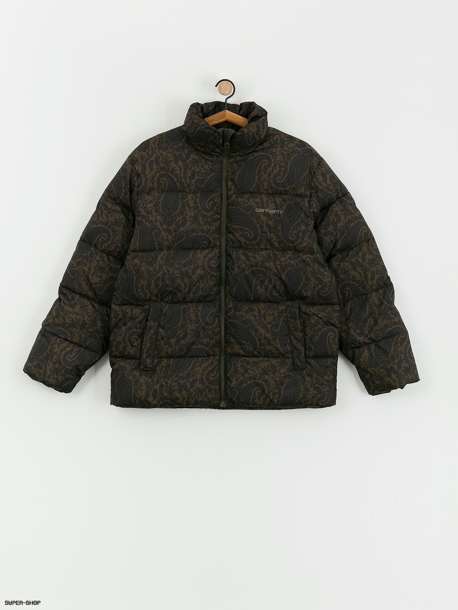 Carhartt WIP Springfield Jacket paisley print plant black