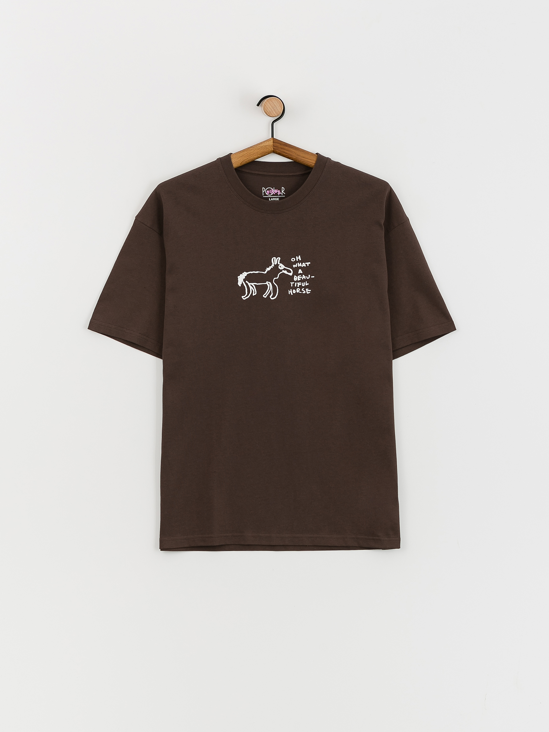 Polar Skate Beautiful Horses T-shirt (chocolate)