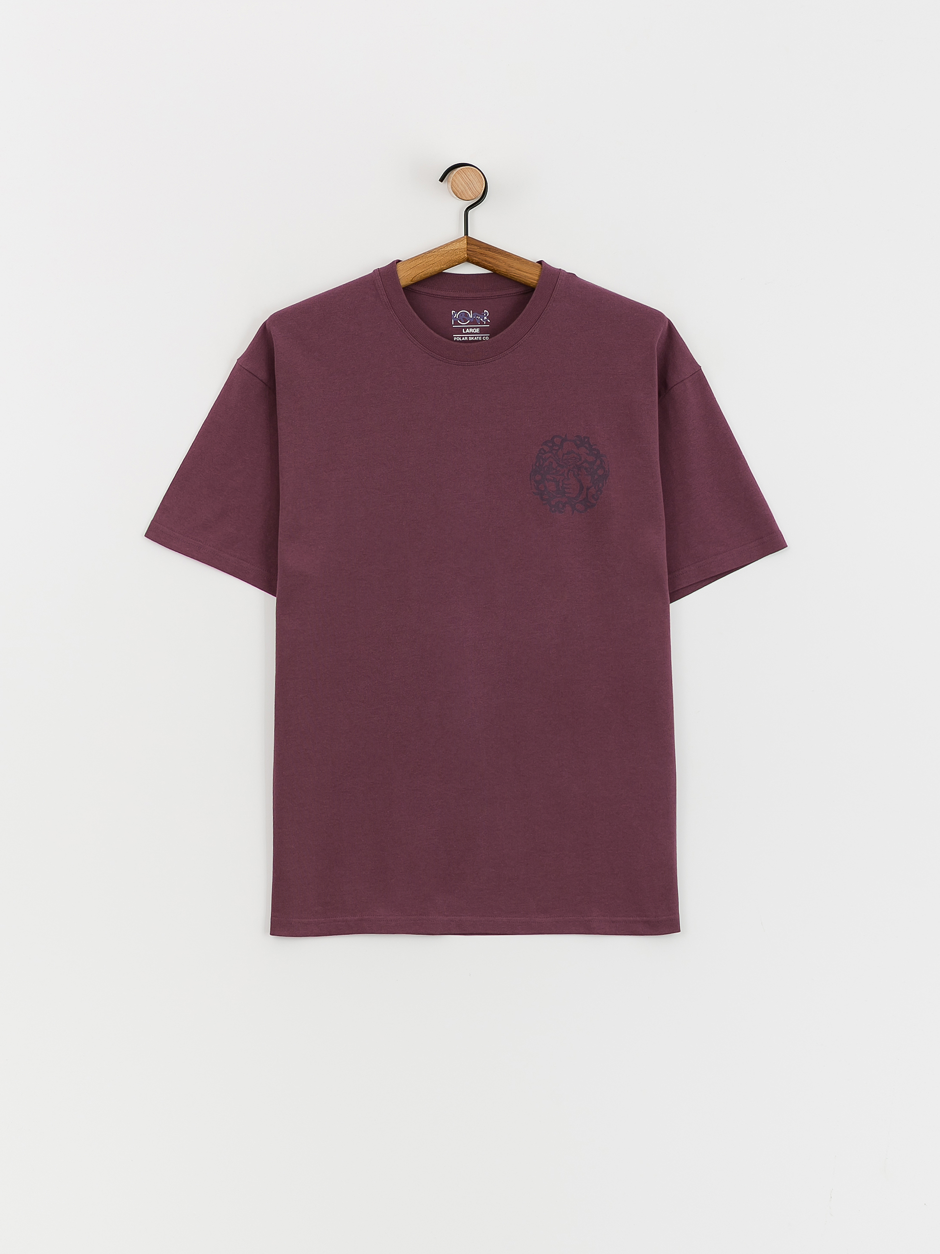 Polar Skate Hijack T-shirt (plum)