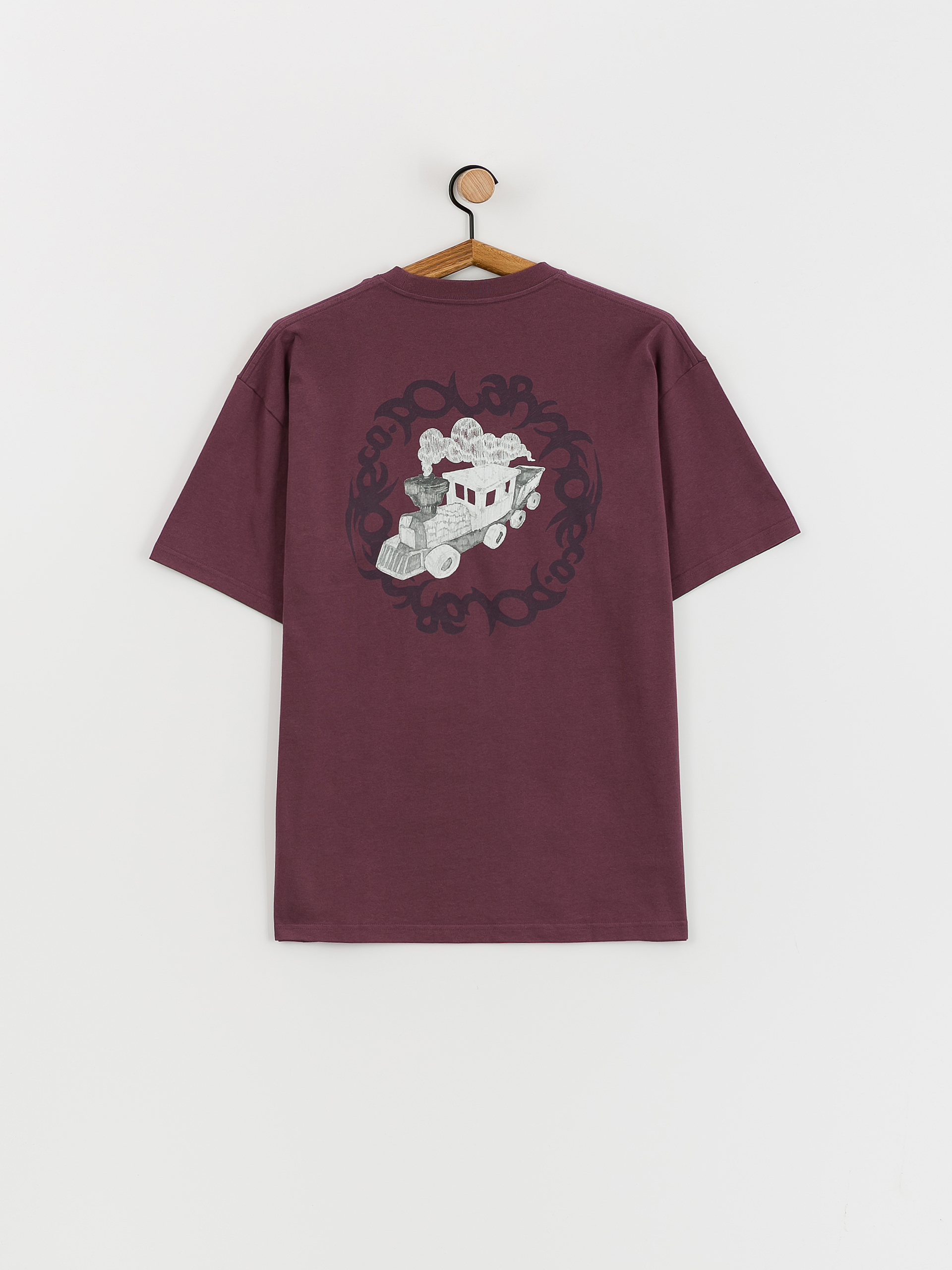 Polar Skate Hijack T-shirt (plum)